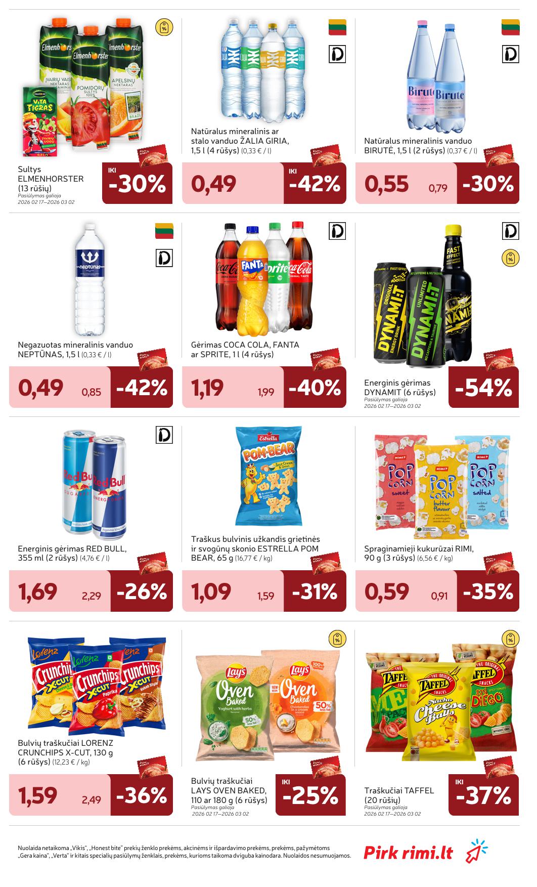 Naujausias RIMI kaininis katalogas 2026.02.24 - 2026.03.02