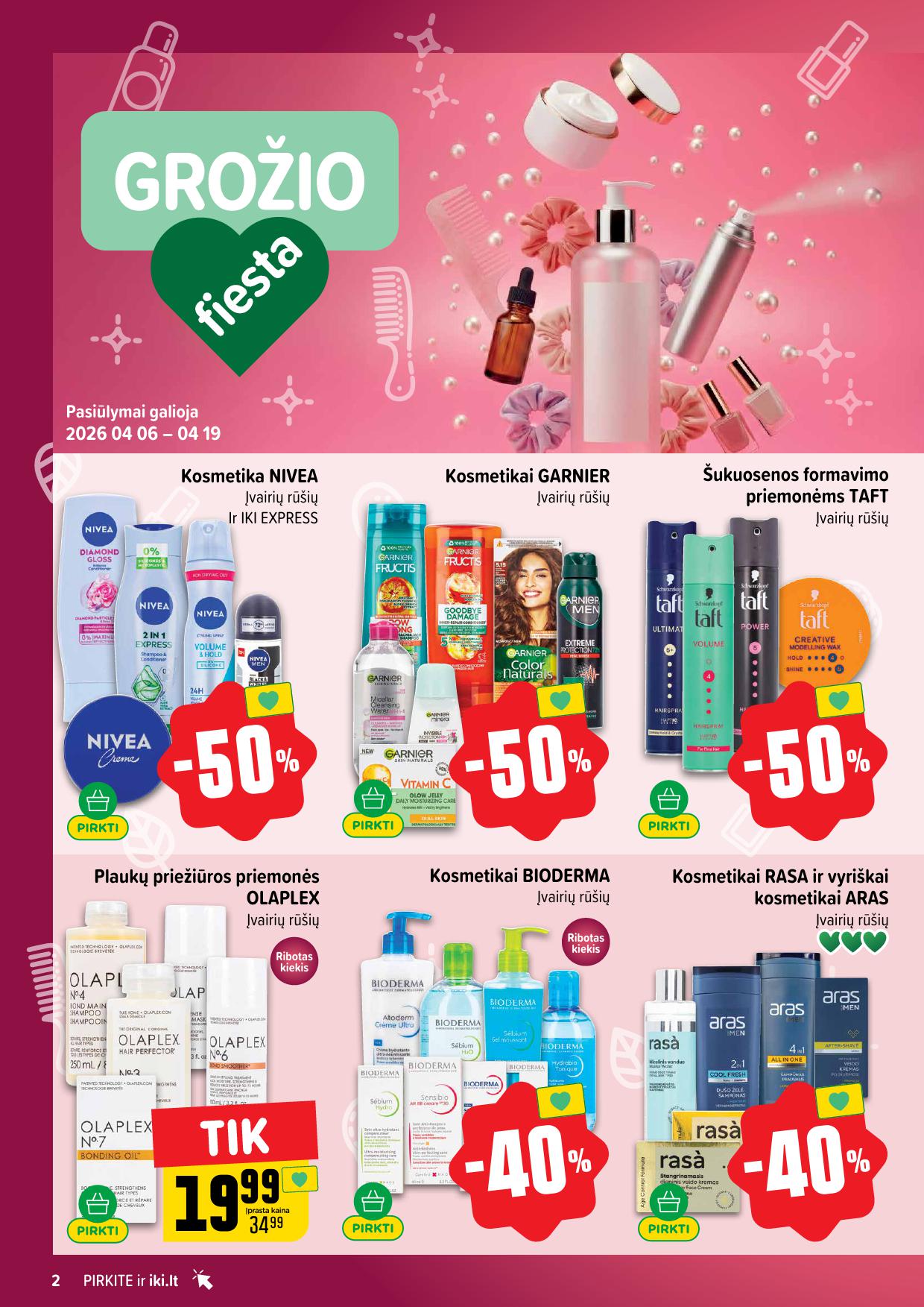 Naujausias IKI kaininis katalogas 2026.04.13 - 2026.04.19