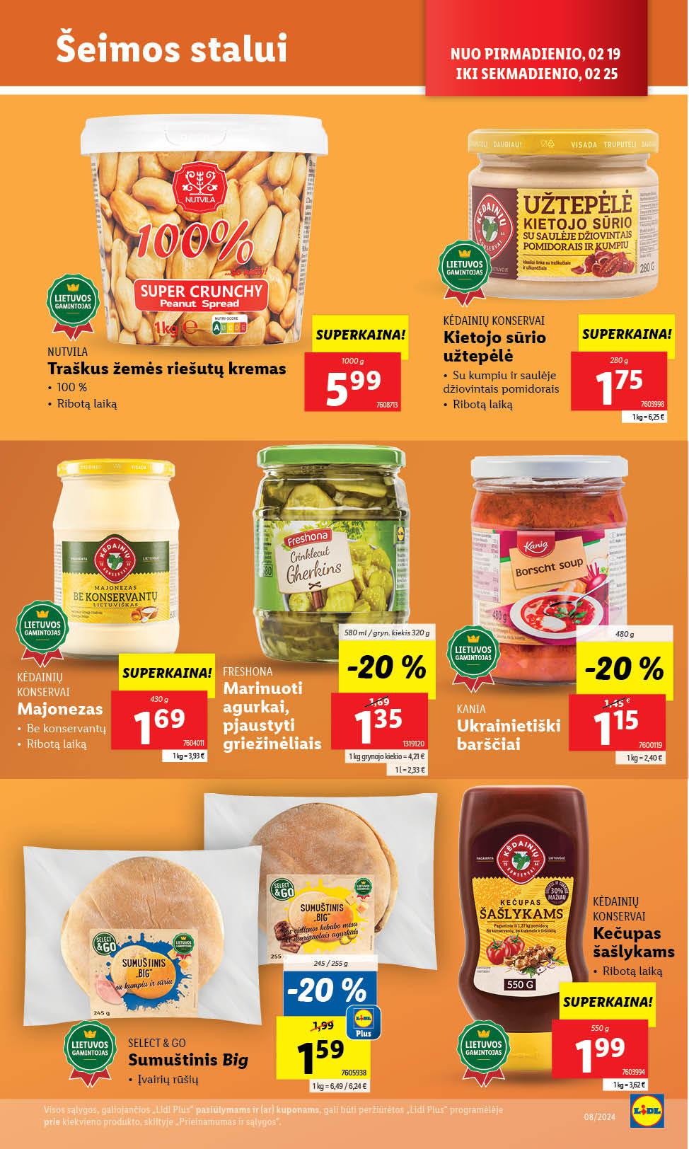 Naujausias LIDL kaininis katalogas 2024.02.19 - 2024.02.25