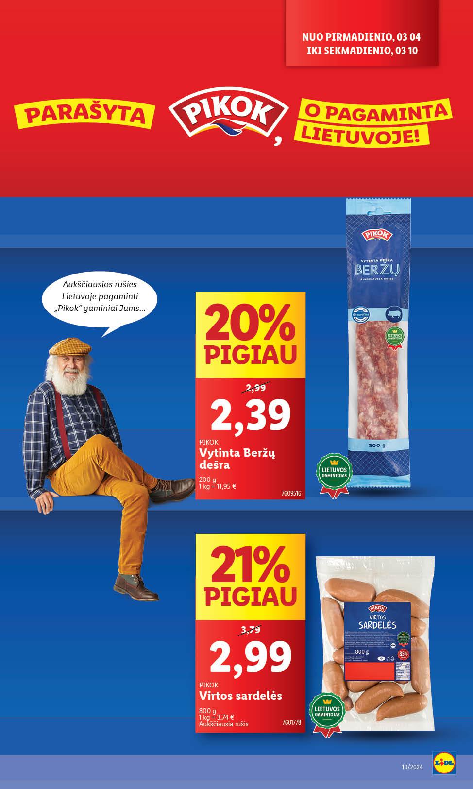 Naujausias LIDL kaininis katalogas 2024.03.04 - 2024.03.10