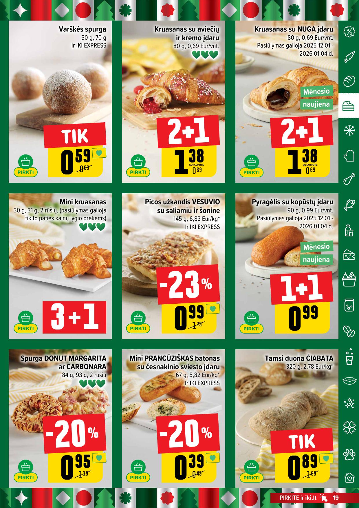 Naujausias IKI kaininis katalogas 2025.12.01 - 2025.12.07