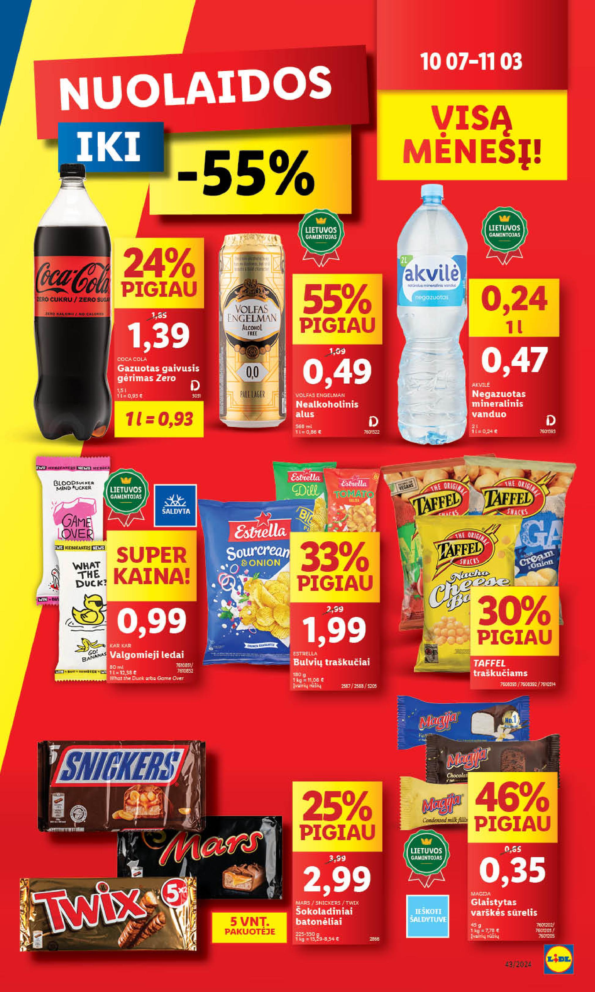 Naujausias LIDL kaininis katalogas 2024.10.21 - 2024.10.27