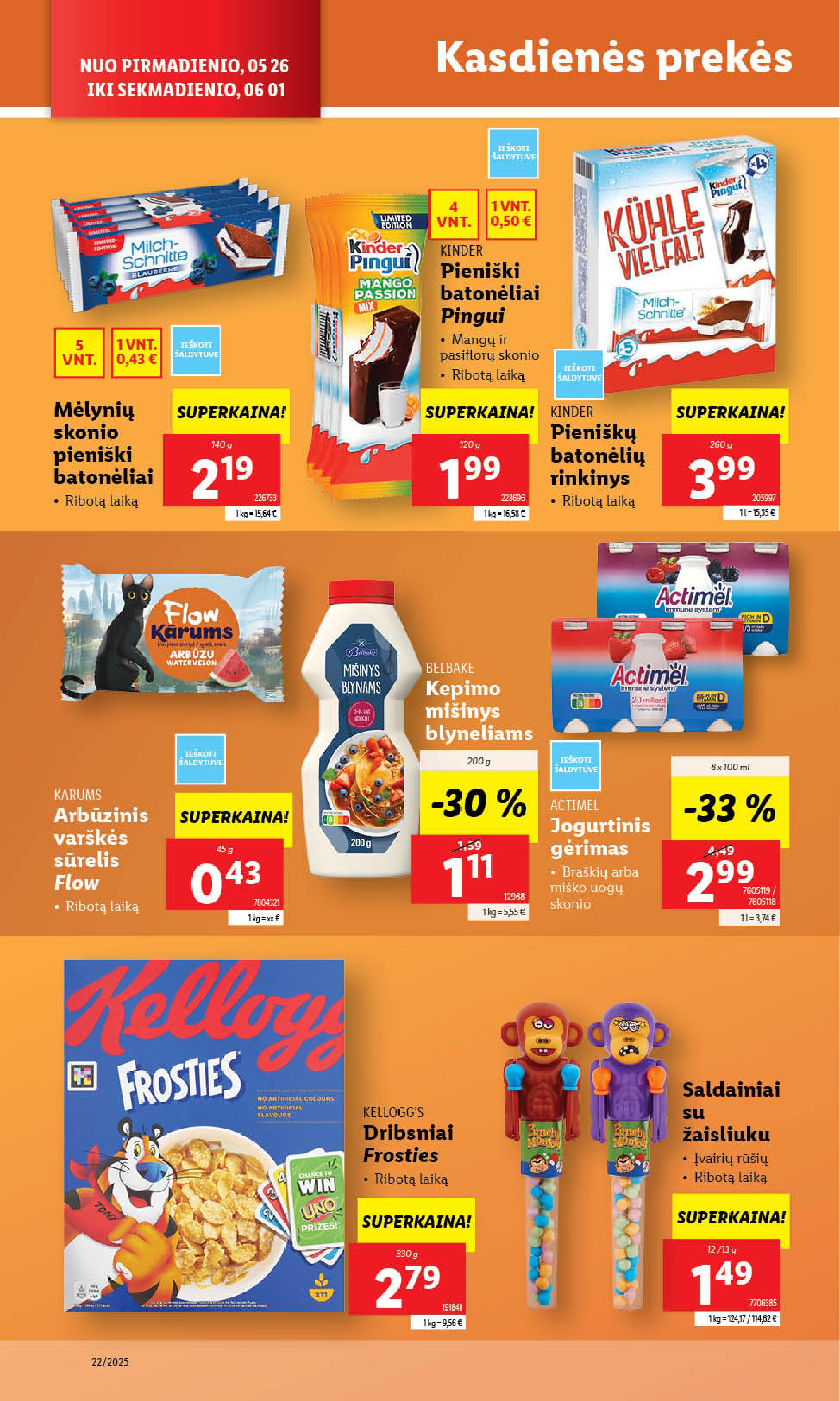 Naujausias LIDL kaininis katalogas 2025.05.26 - 2025.06.01