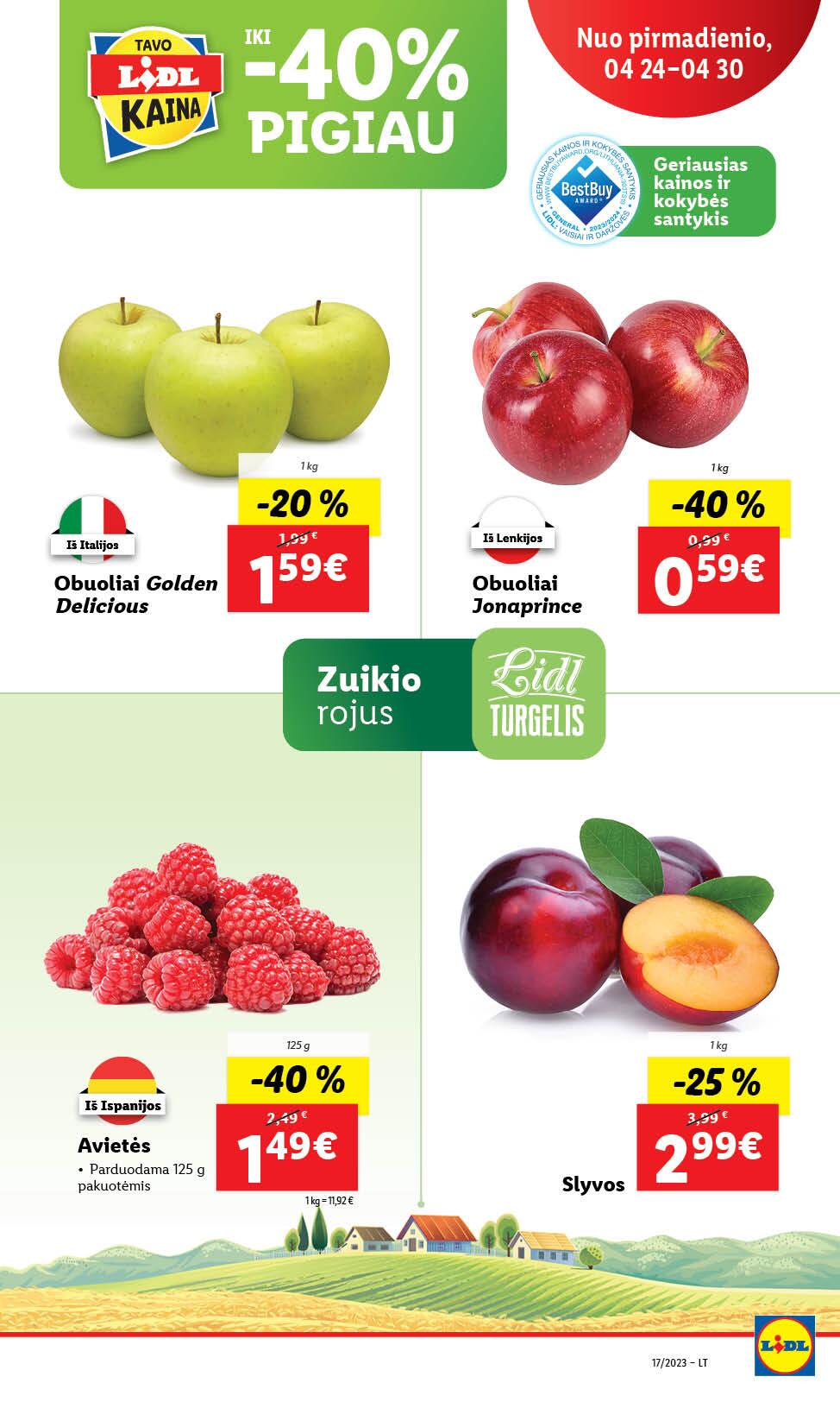 Naujausias LIDL kaininis katalogas 2023.04.24 - 2023.04.30