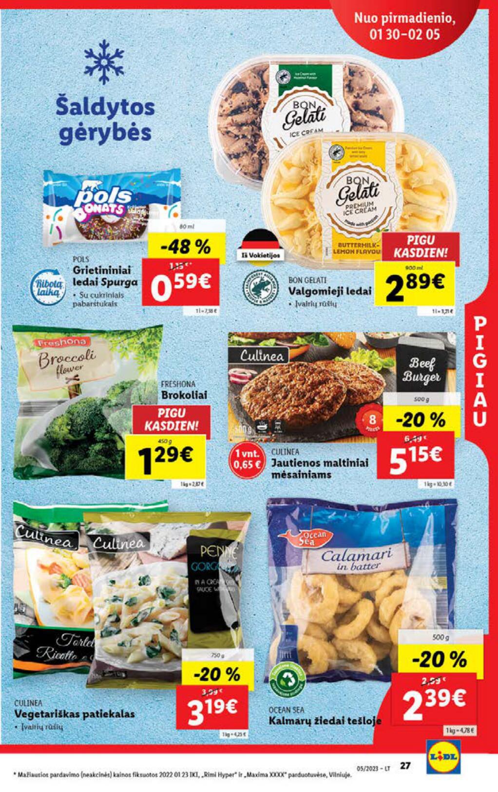 Naujausias LIDL kaininis katalogas 2023.01.30 - 2023.02.05