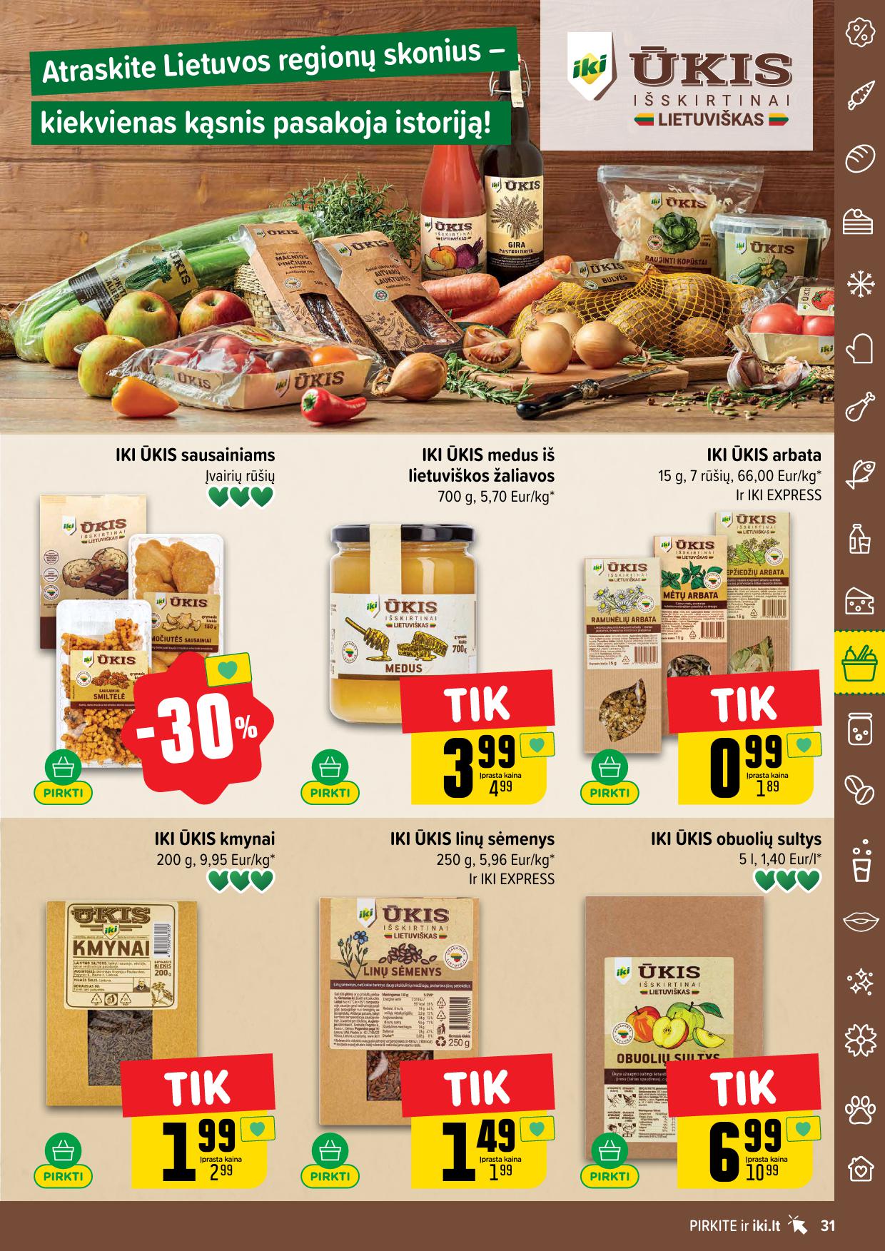 Naujausias IKI kaininis katalogas 2026.01.12 - 2026.01.18