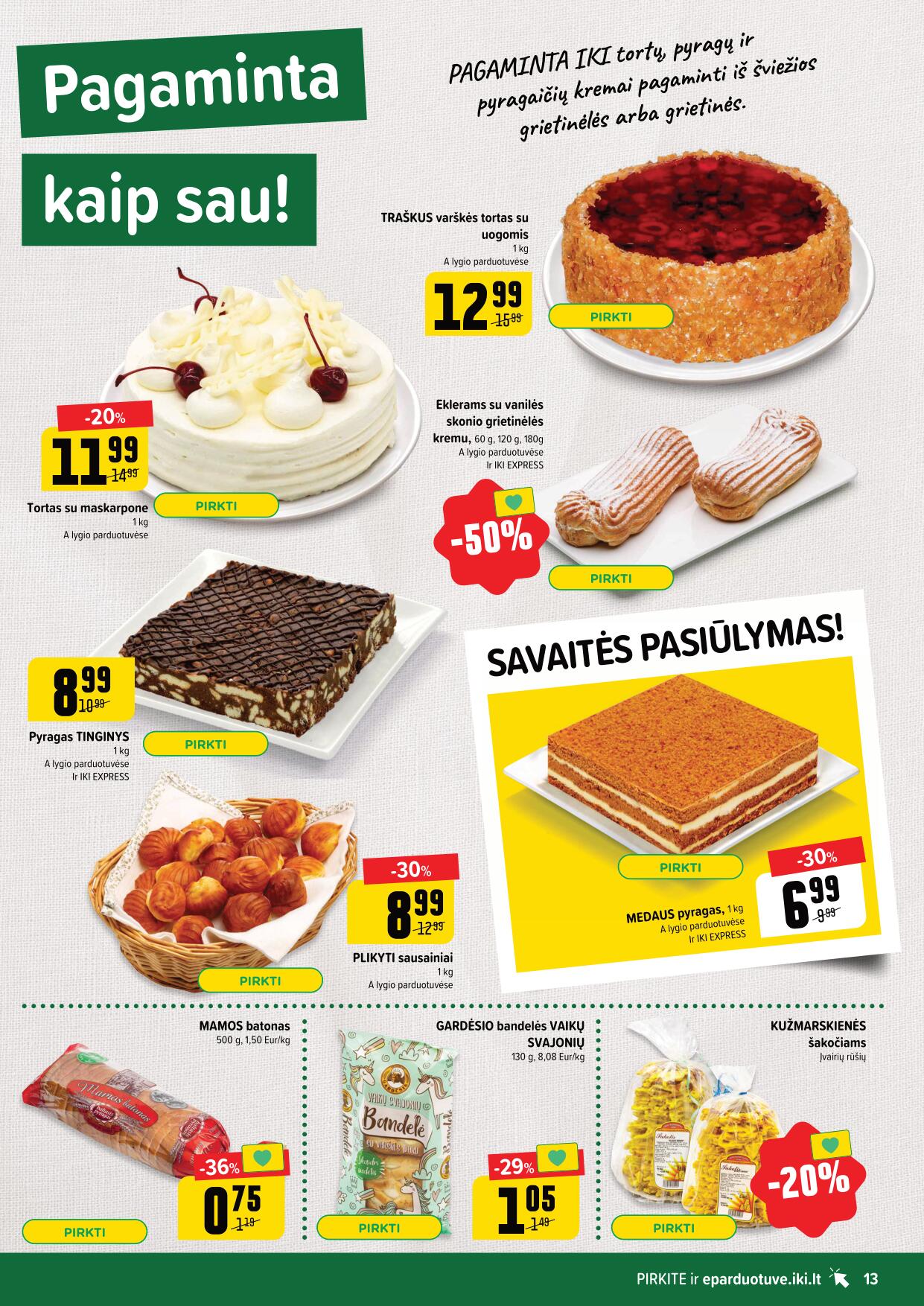 Naujausias IKI kaininis katalogas 2023.03.20 - 2023.03.26 