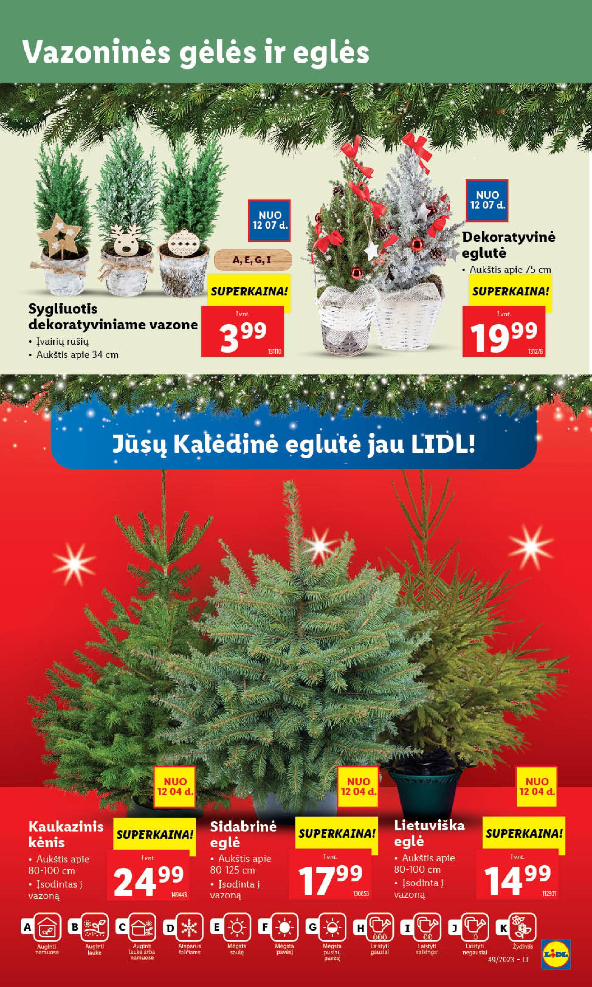 Naujausias LIDL kaininis katalogas 2023.12.04 - 2023.12.10