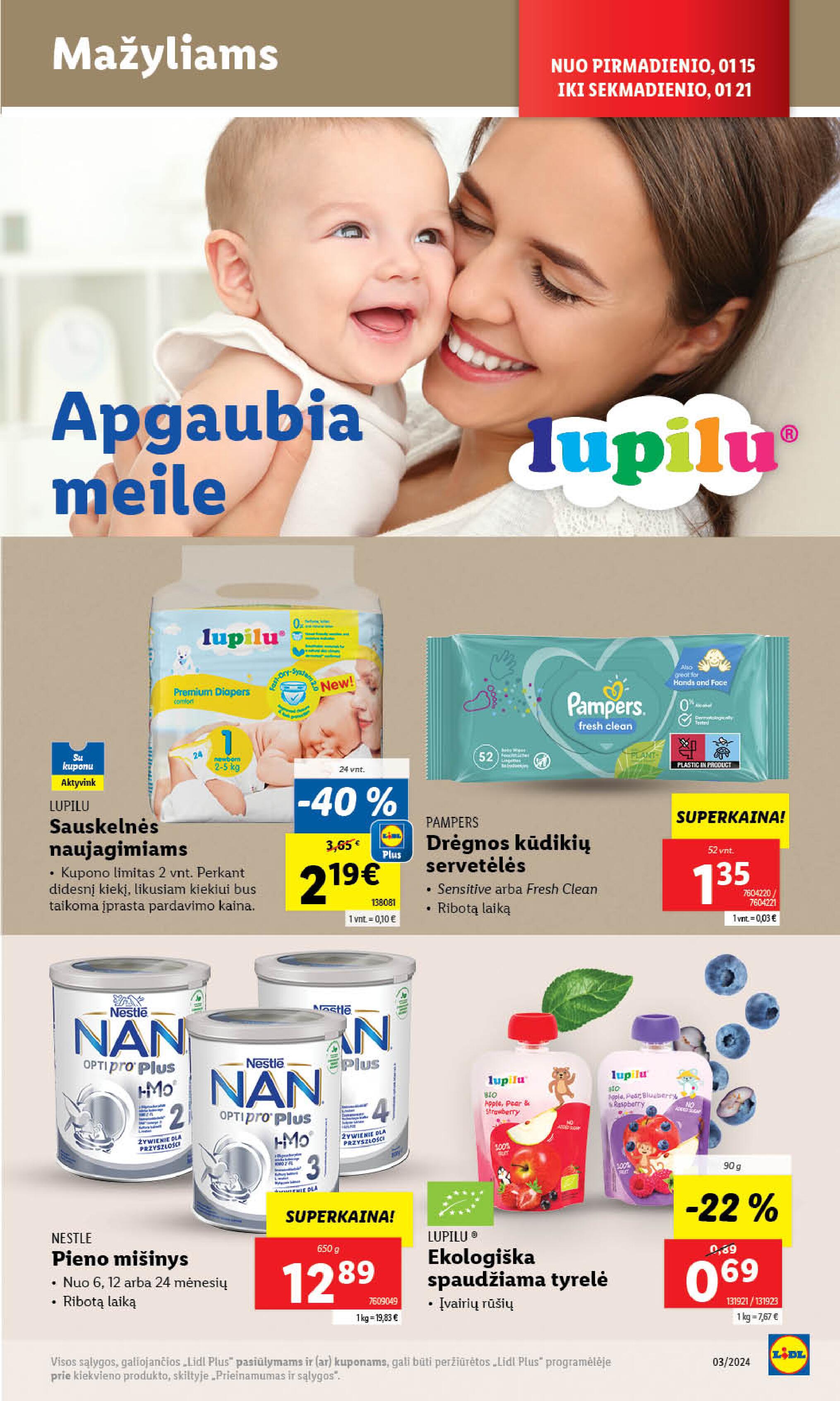 Naujausias LIDL kaininis katalogas 2024.01.15 - 2024.01.21