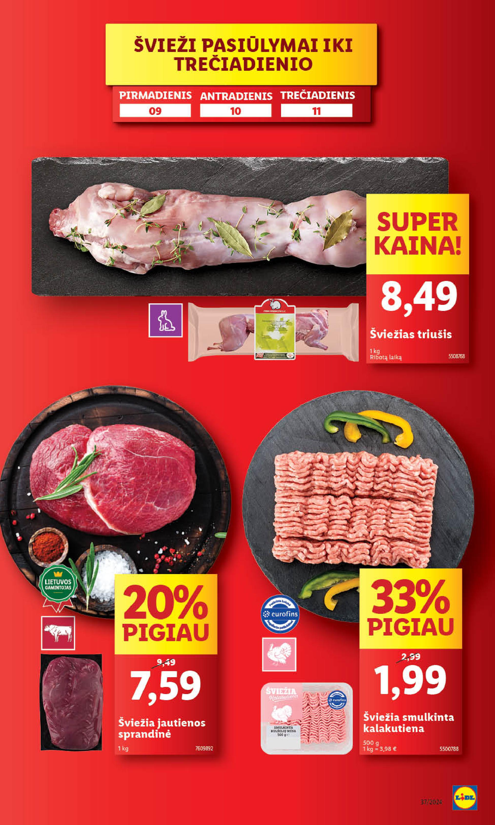 Naujausias LIDL kaininis katalogas 2024.09.09 - 2024.09.15