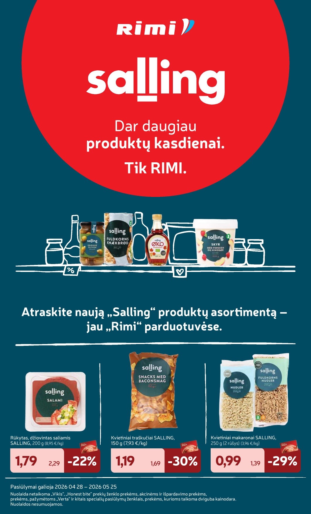 Naujausias RIMI kaininis katalogas 2026.05.19 - 2026.05.25