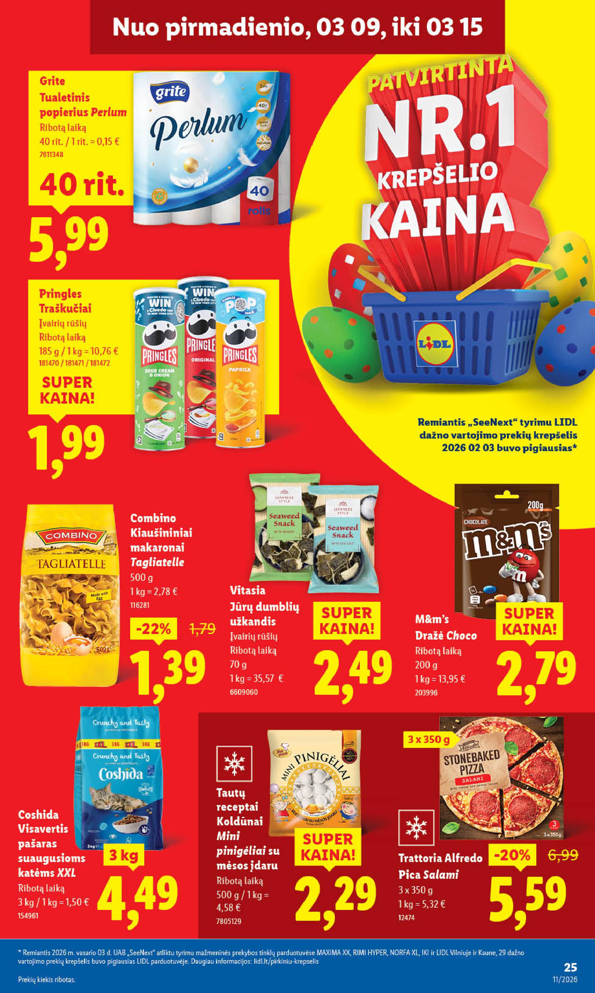 Naujausias LIDL kaininis katalogas 2026.03.09 - 2026.03.15