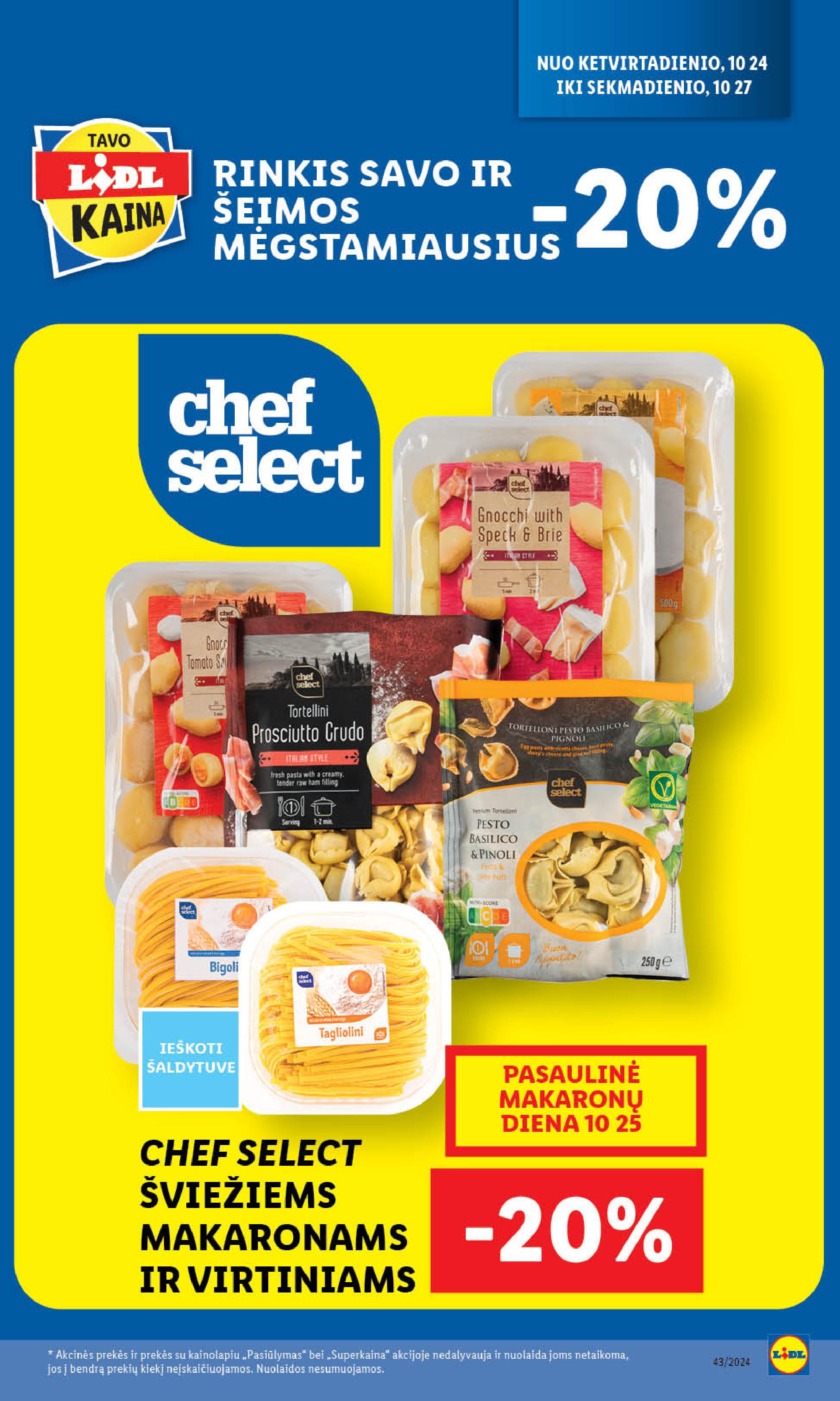 Naujausias LIDL kaininis katalogas 2024.10.21 - 2024.10.27