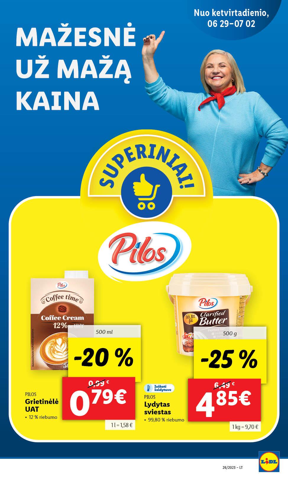 Naujausias LIDL kaininis katalogas 2023.06.26 - 2023.07.02