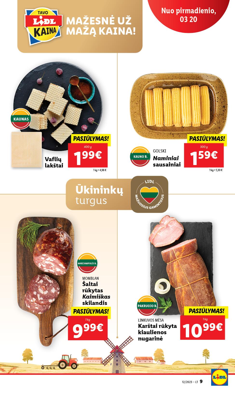 Naujausias LIDL kaininis katalogas 2023.03.20 - 2023.03.26