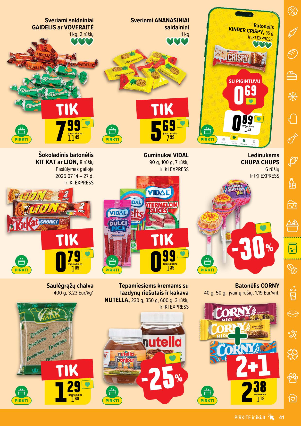 IKI SAVAITĖLĖ akcijų ir nuolaidų leidinys Nr.29 2025.07.14 - 2025.07.20