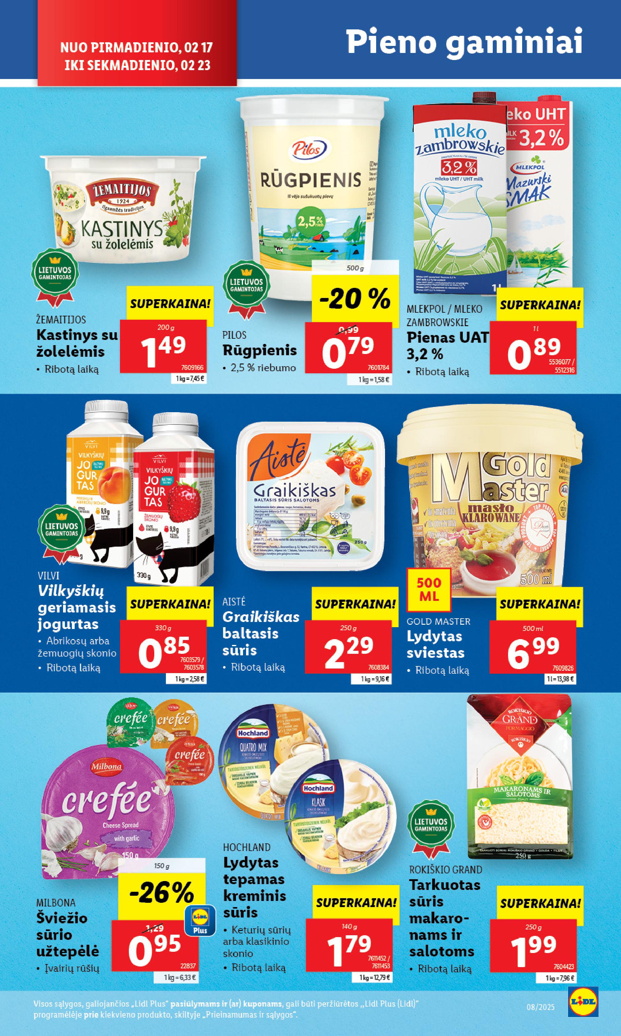 Naujausias LIDL kaininis katalogas 2025.02.17 - 2025.02.23