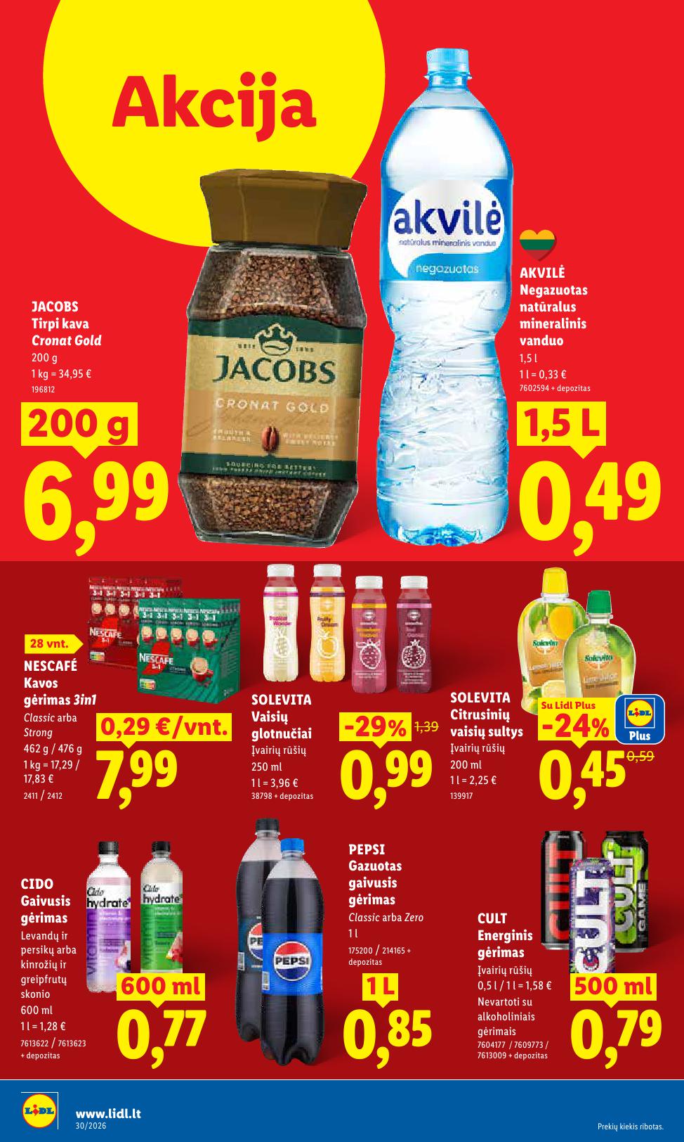 Naujausias LIDL kaininis katalogas 2026.07.20 - 2026.07.26