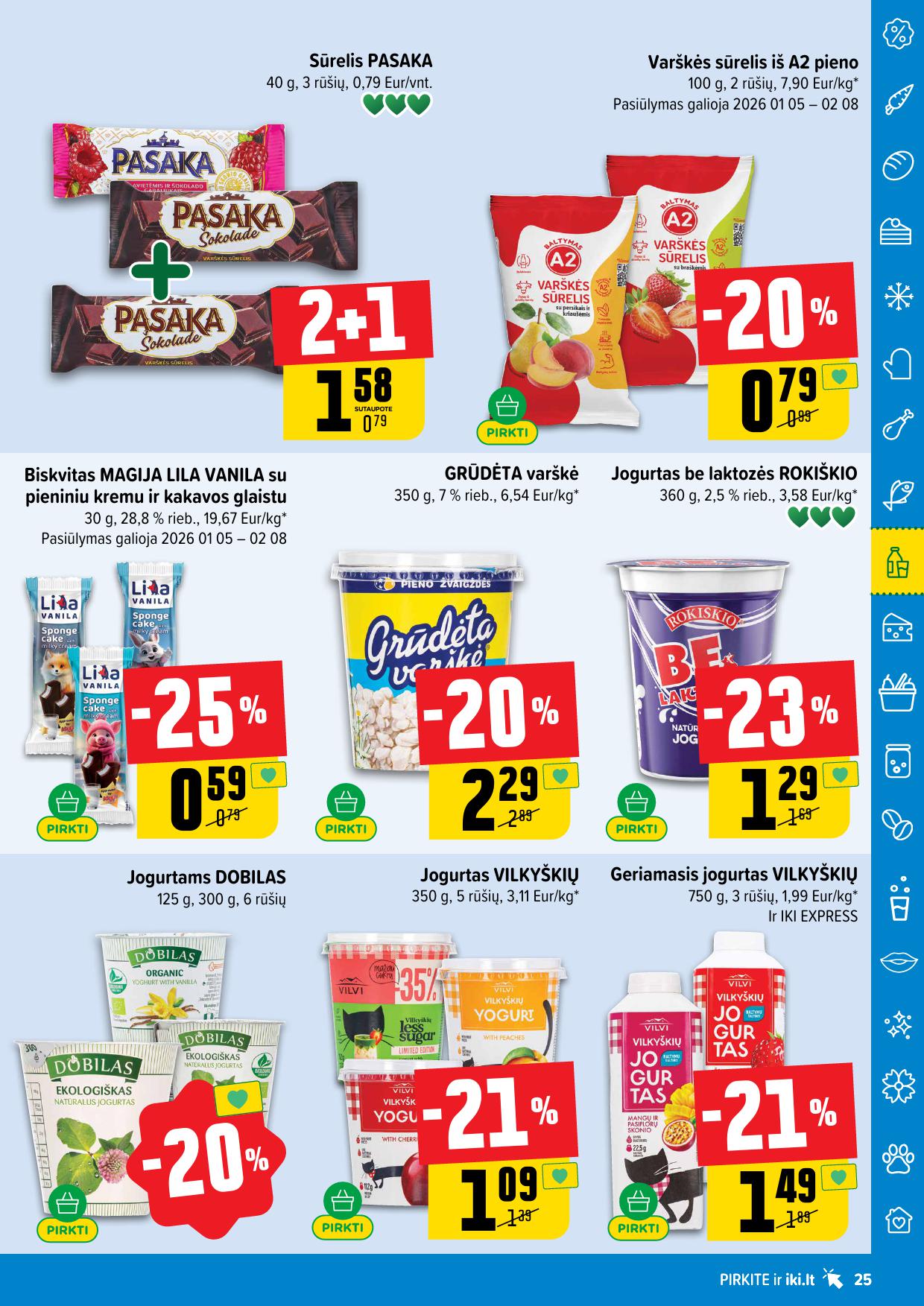 Naujausias IKI kaininis katalogas 2026.01.05 - 2026.01.11