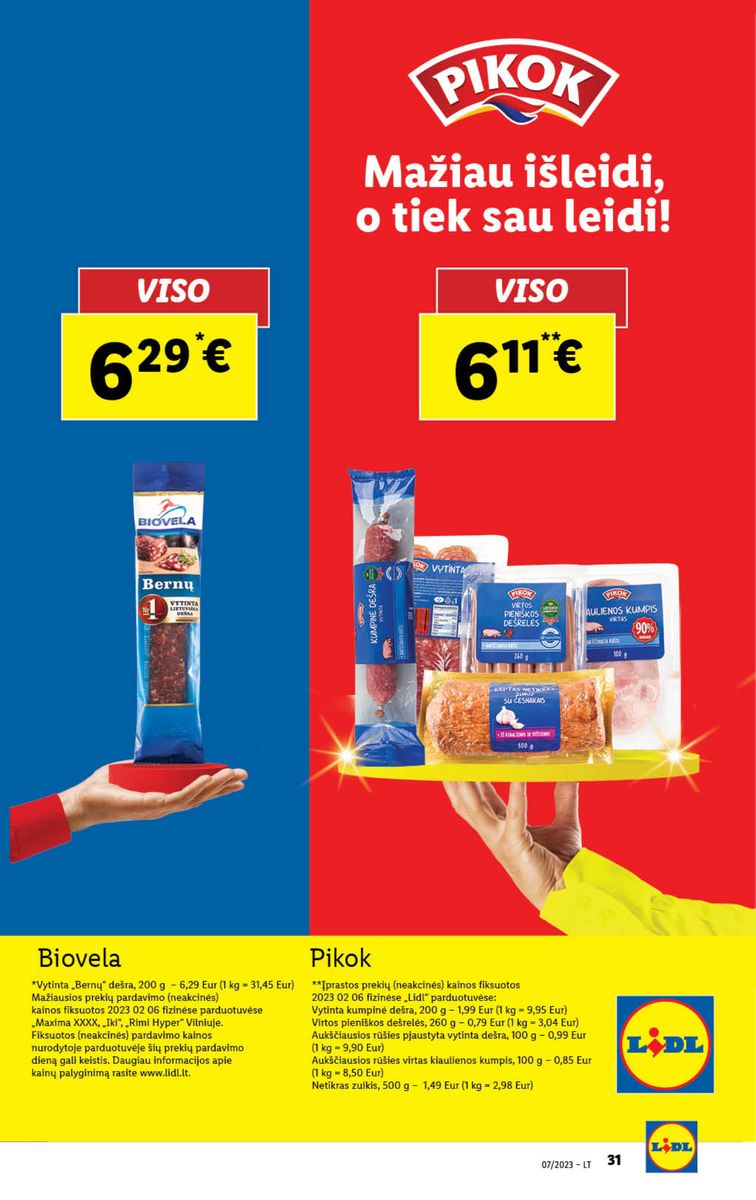 Naujausias LIDL kaininis katalogas 2023.02.13 - 2023.02.19 