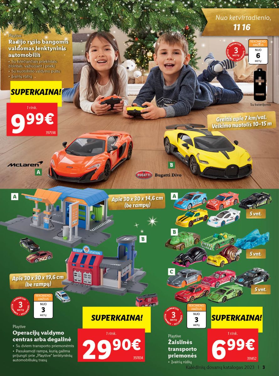 LIDL Kalėdinių dovanų katalogas "Sukurkime Kalėdų stebuklą"