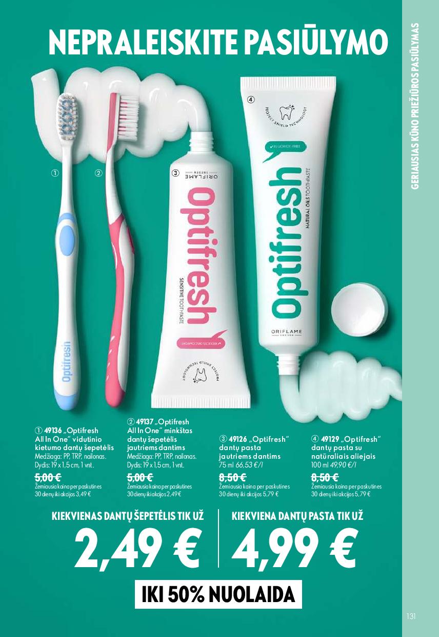 ORIFLAME  katalogas galioja 2026.08.26 - 2026.09.15