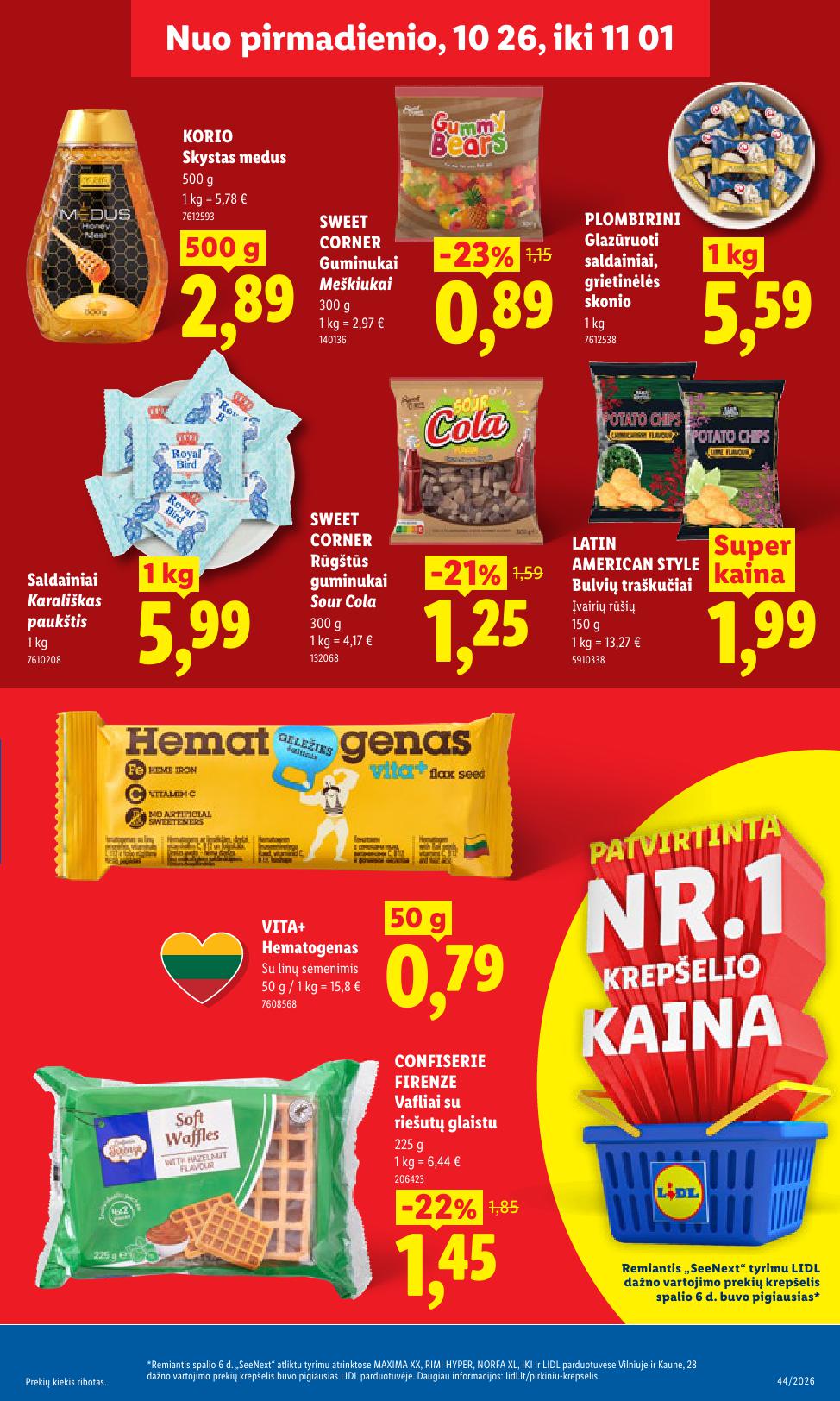 Naujas LIDL leidinys nuo 2026.10.26 iki 2026.11.01