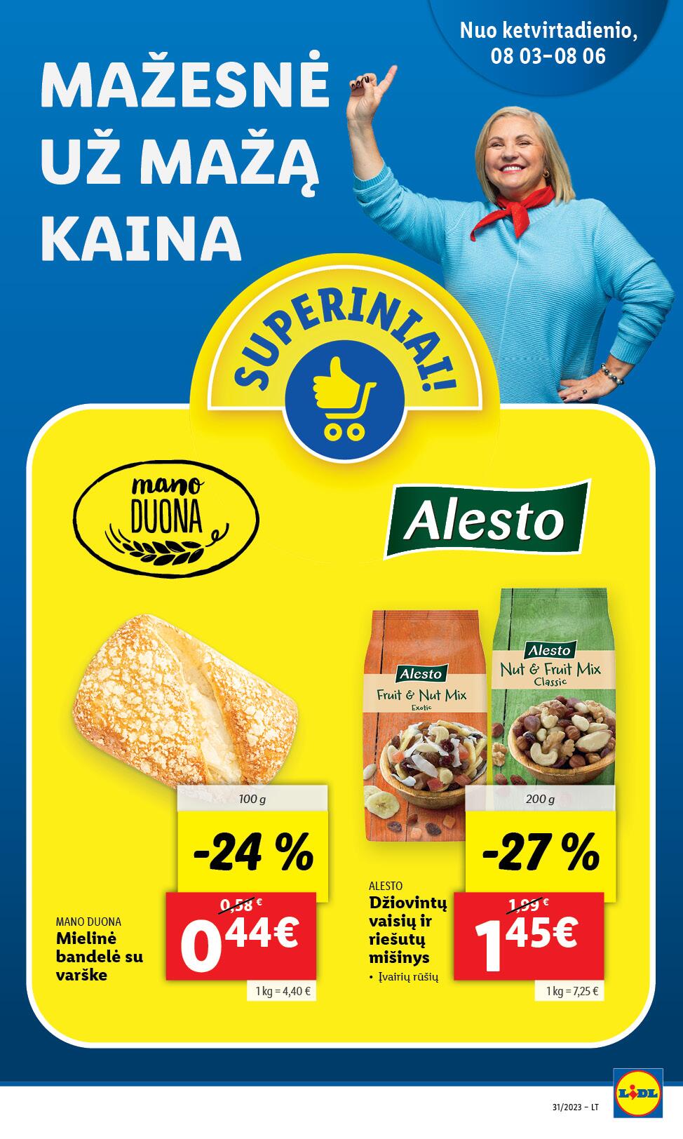Naujausias LIDL kaininis katalogas 2023.07.31 - 2023.08.06