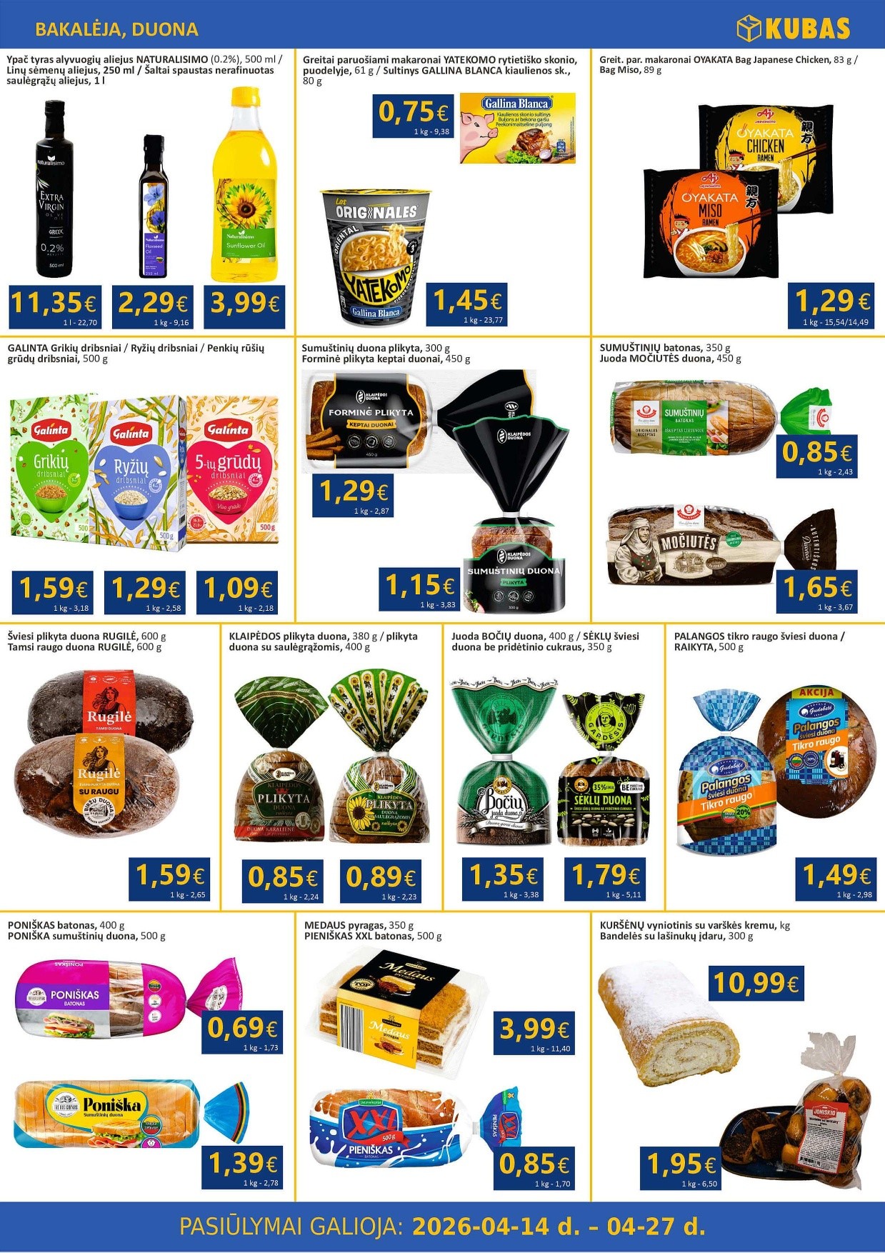 Naujas KUBAS leidinys nuo 2026.04.14 iki 2026.04.27