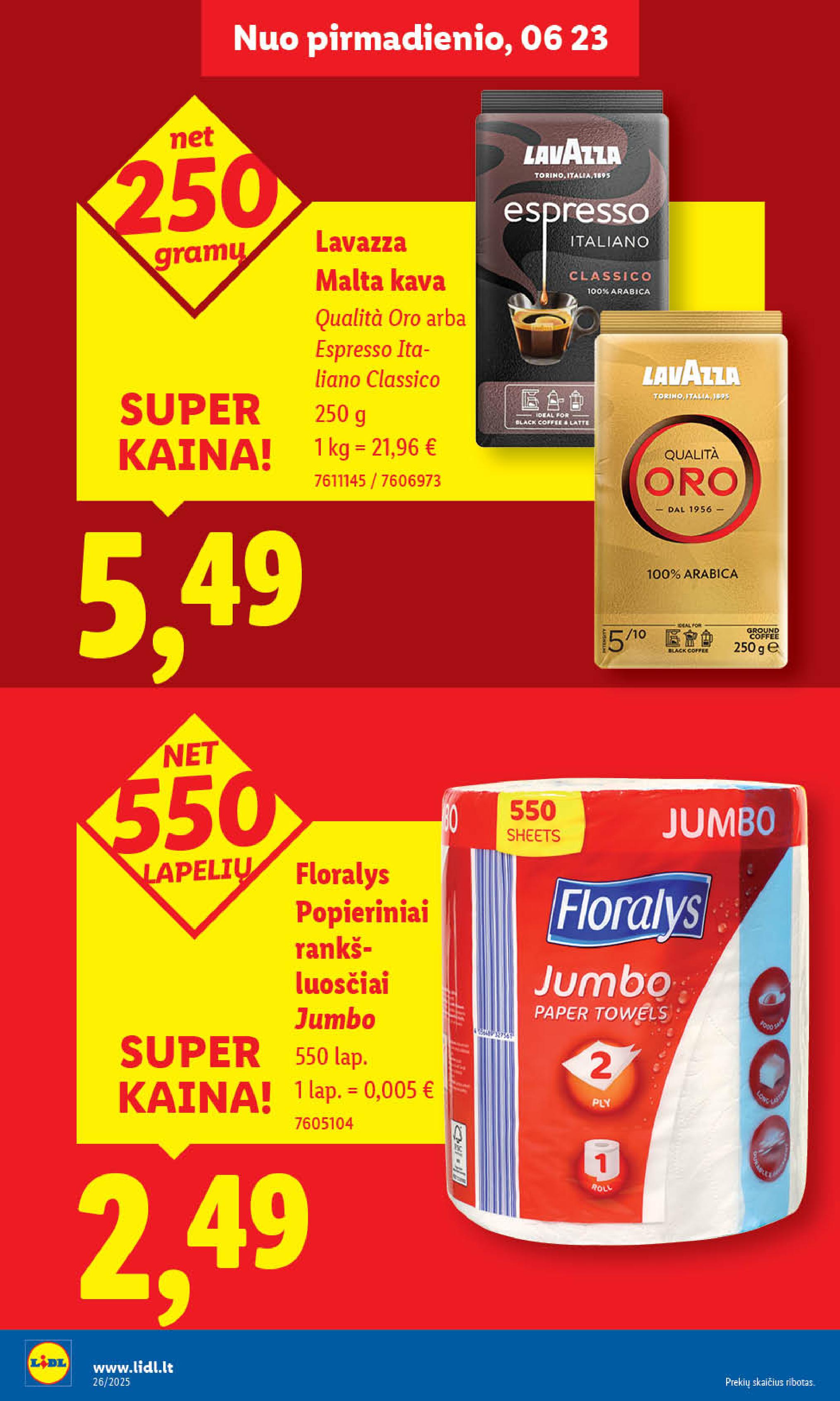 Naujausias LIDL kaininis katalogas 2025.06.23 - 2025.06.29