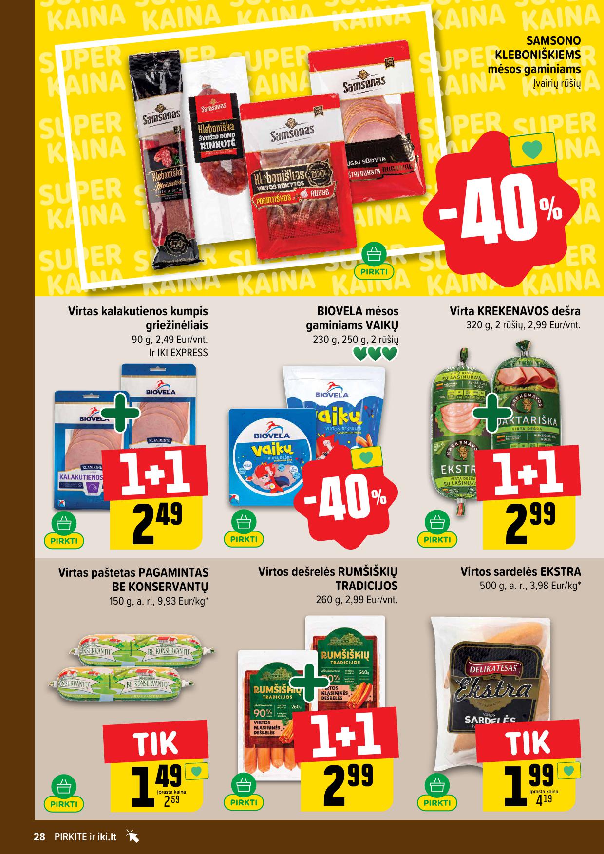 Naujausias IKI kaininis katalogas 2026.04.27 - 2026.05.03