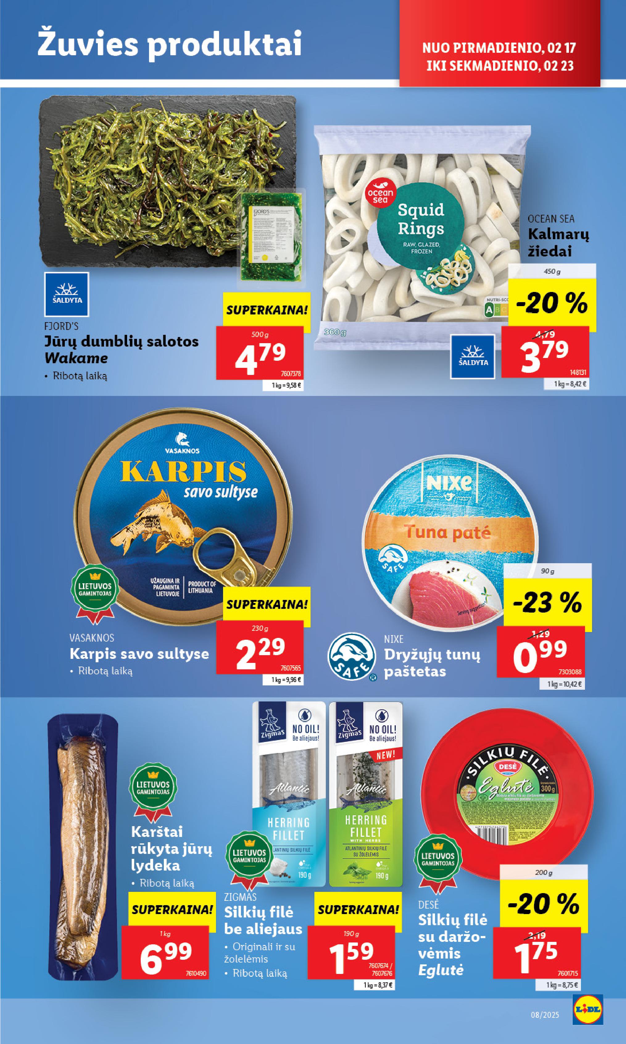 Naujausias LIDL kaininis katalogas 2025.02.17 - 2025.02.23