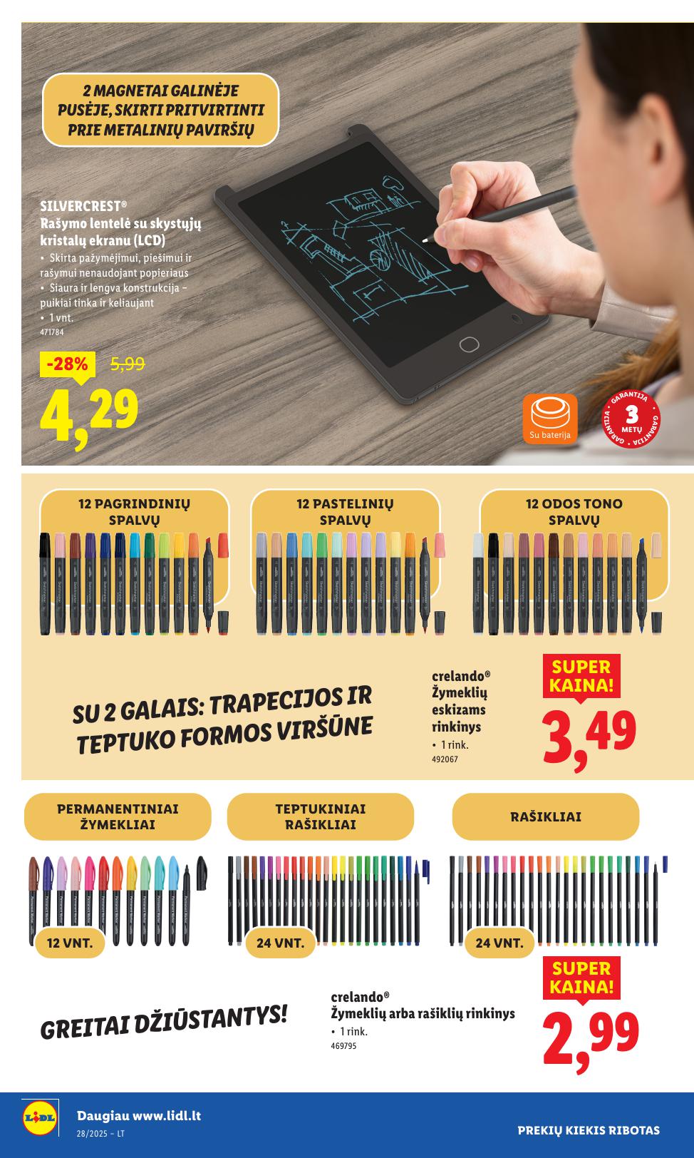 LIDL ne maisto prekių leidinys 2025.06.30 - 2025.07.06