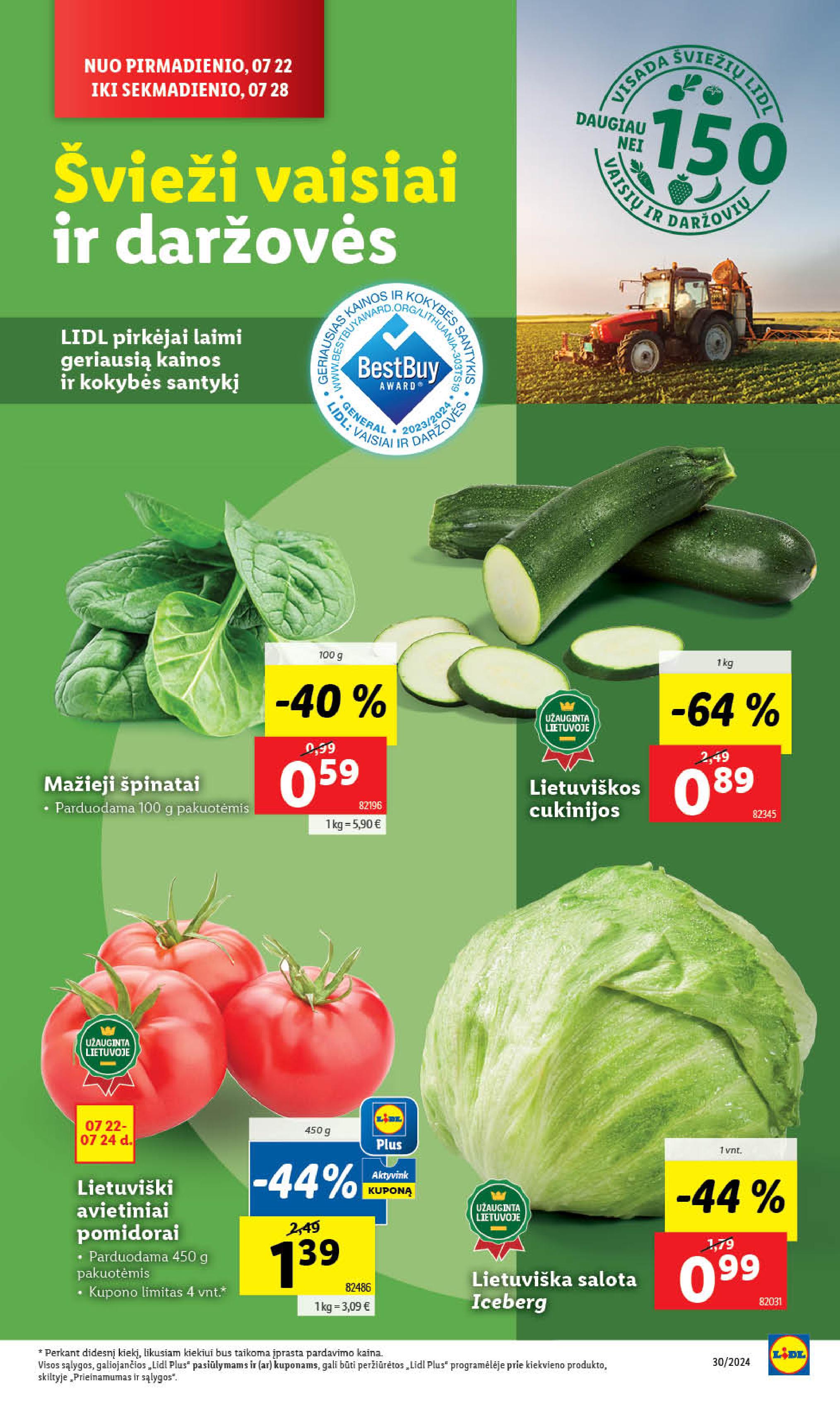Naujausias LIDL kaininis katalogas 2024.07.22 - 2024.07.28