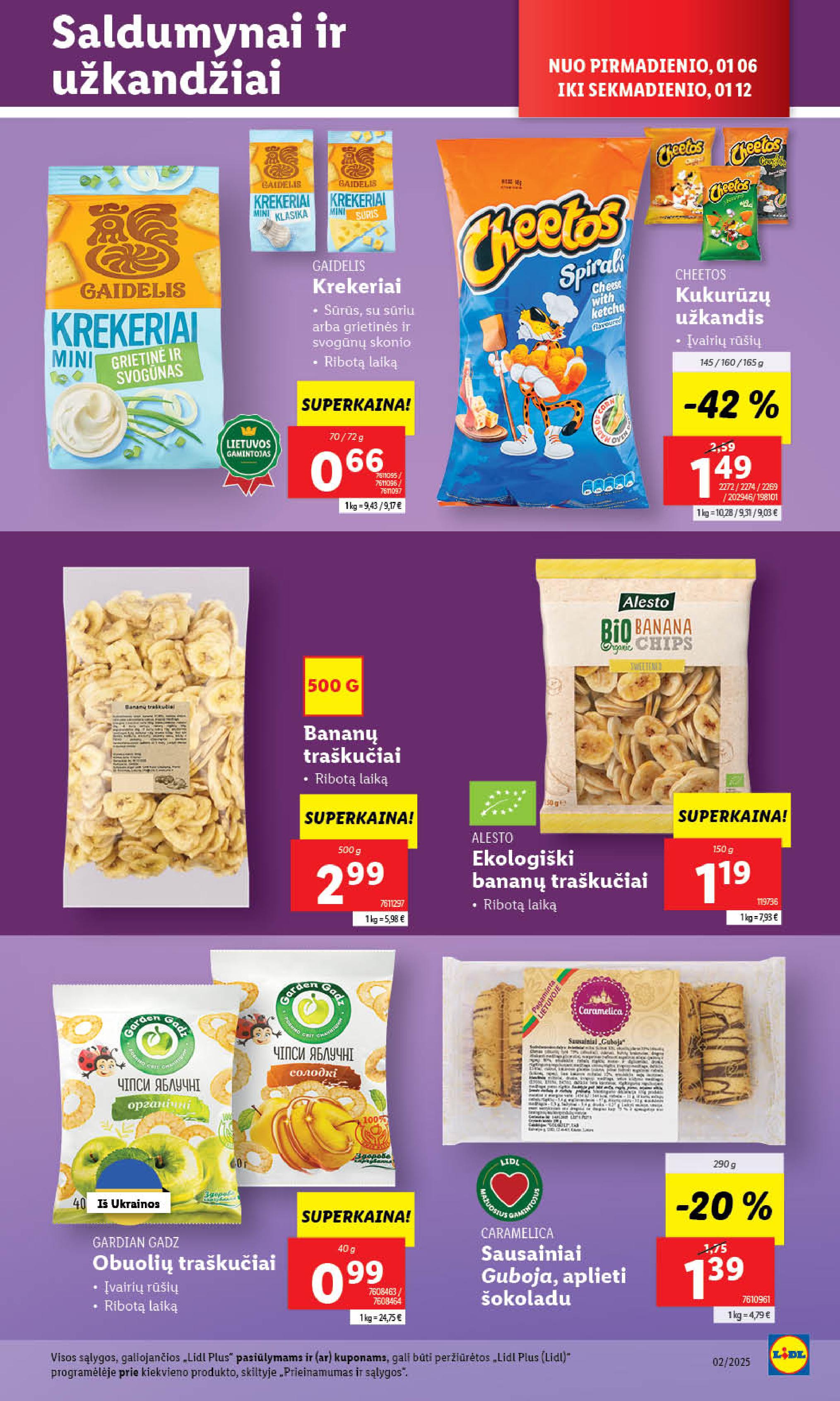 Naujausias LIDL kaininis katalogas 2025.01.06 - 2025.01.12
