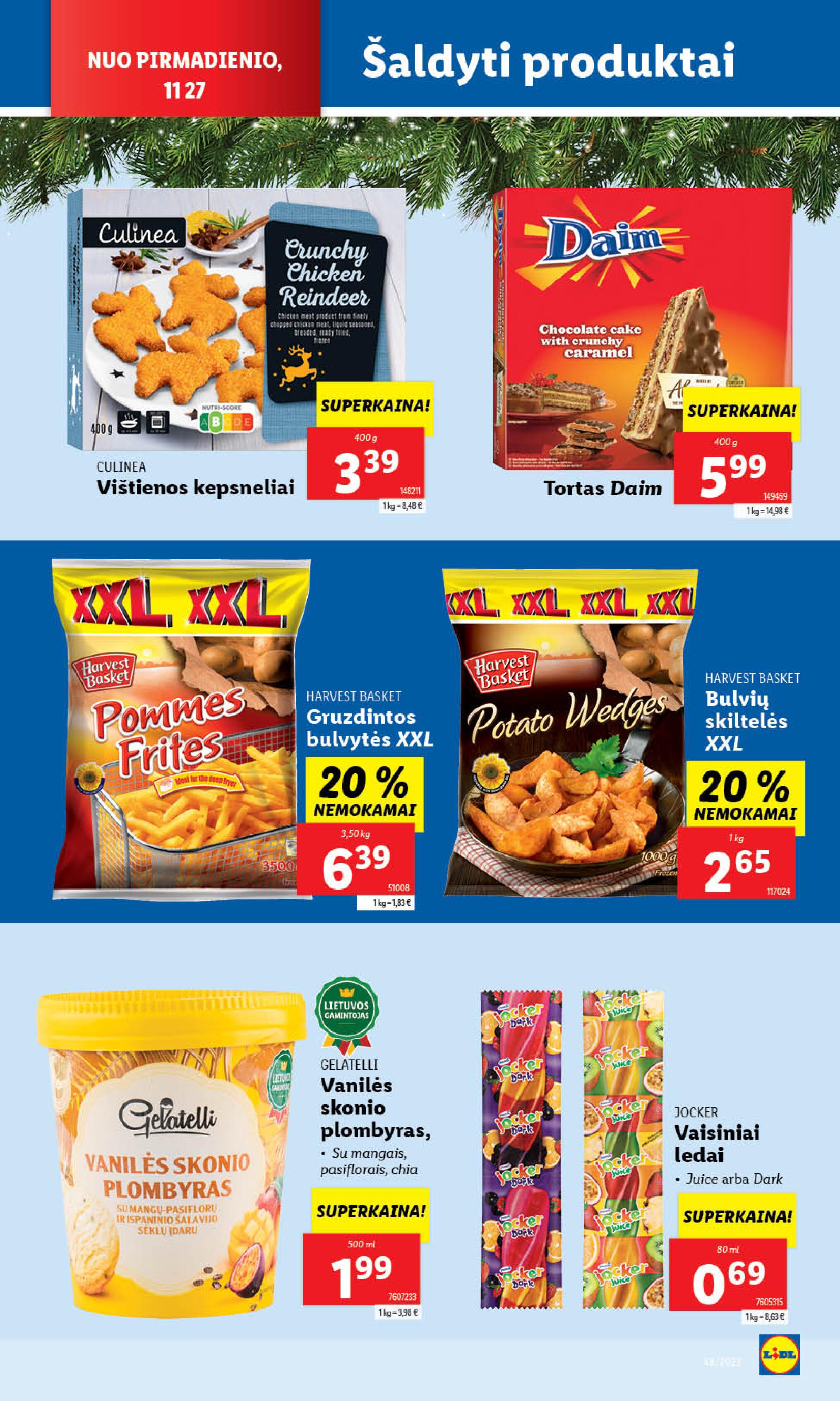 Naujausias LIDL kaininis katalogas 2023.11.27 - 2023.12.03