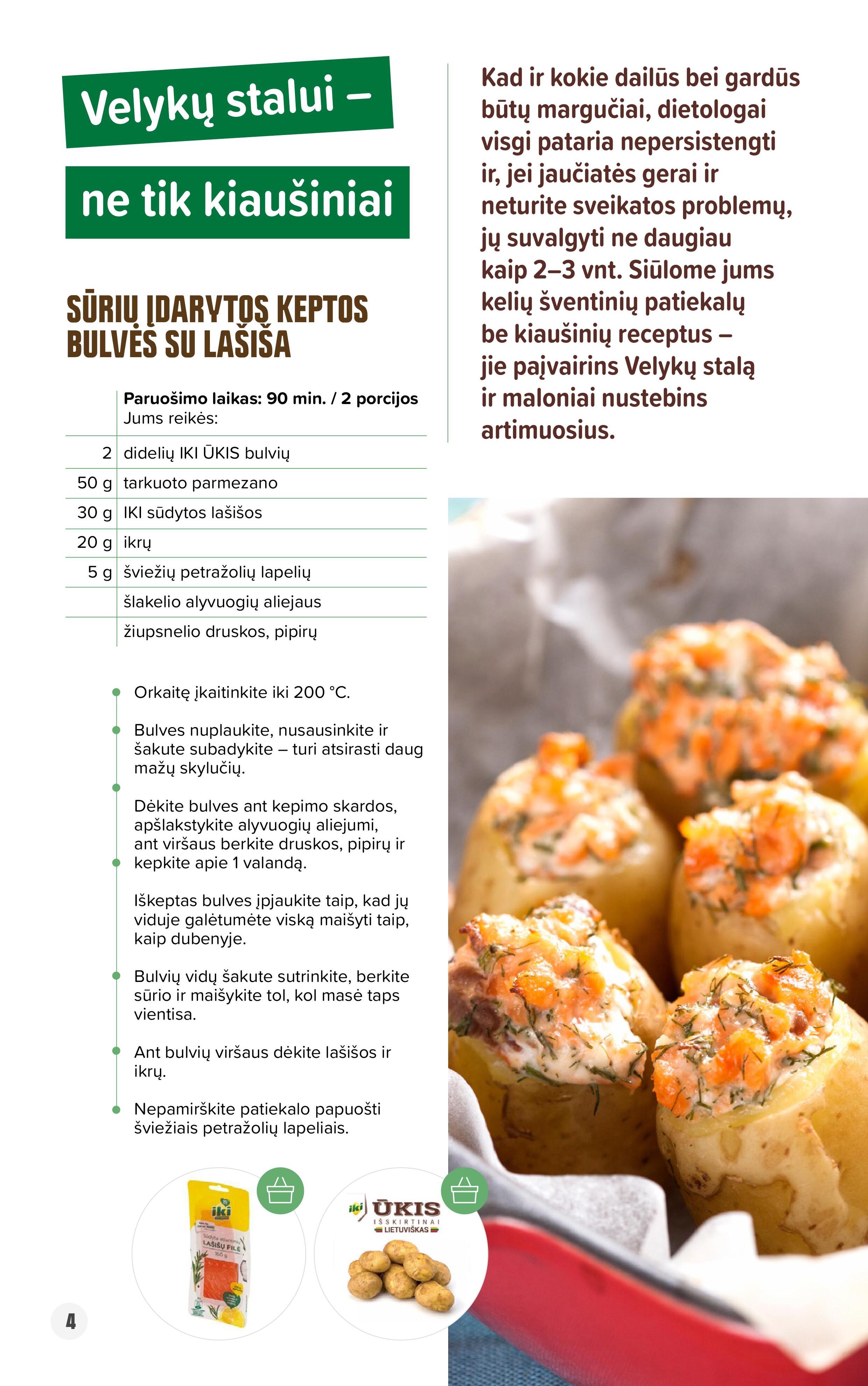 IKI kainų katalogas "Velykos arčiau tavęs"