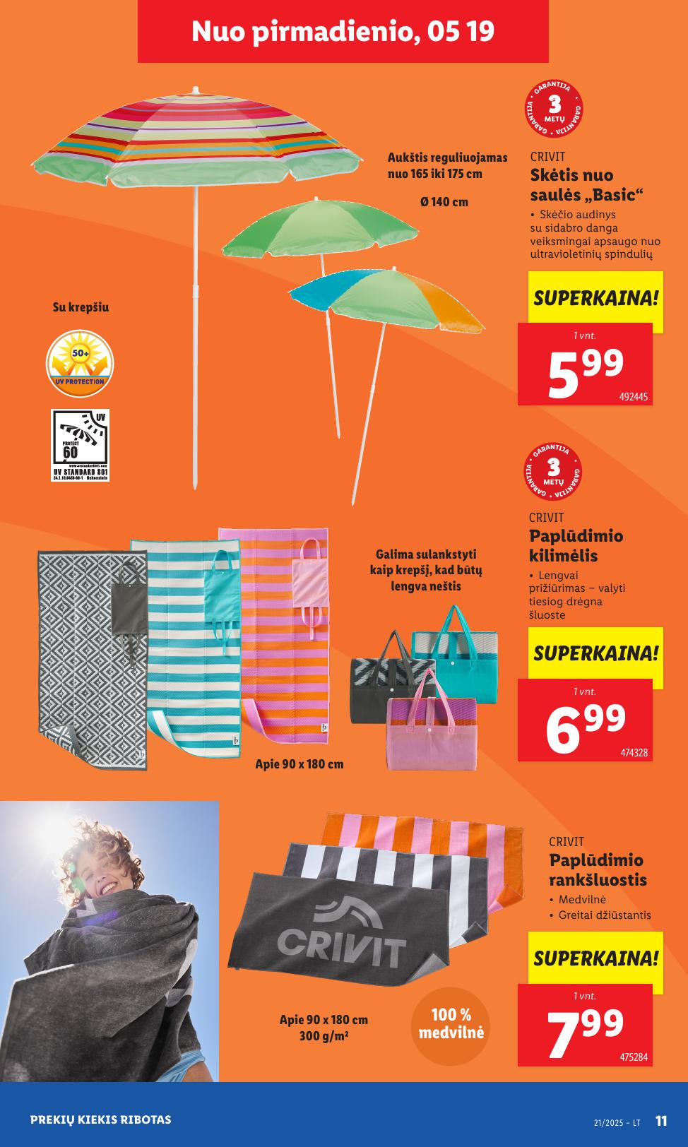 LIDL ne maisto prekių leidinys 2025.05.19 - 2025.05.25