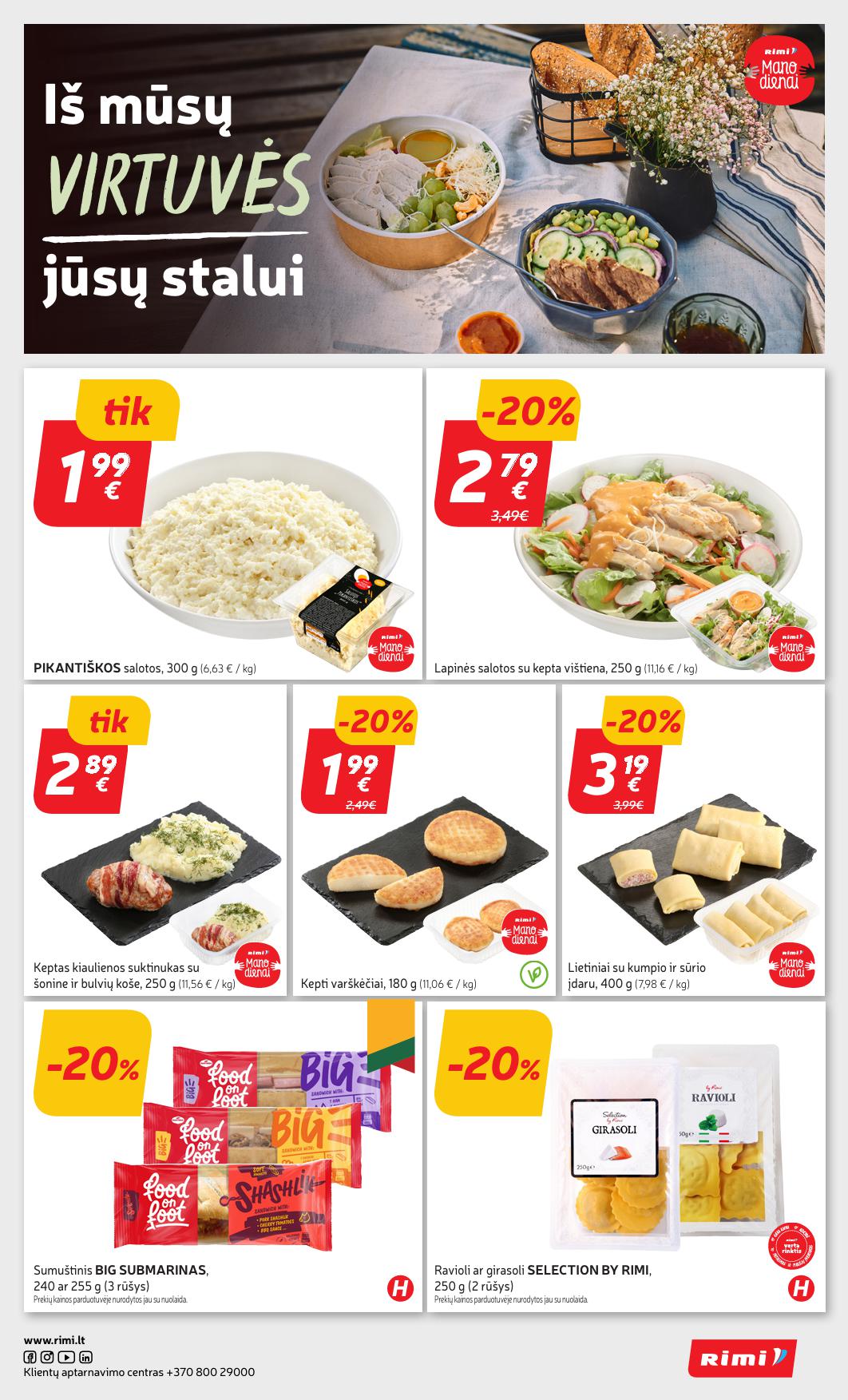 RIMI akcijų ir nuoalidų leidinys Nr.17 nuo 2025.04.22 iki 2025.04.28