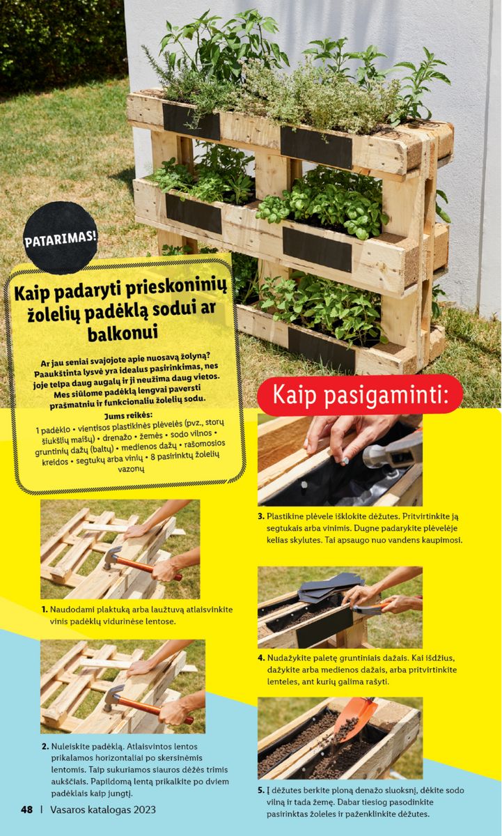 LIDL Vasaros katalogas 2023