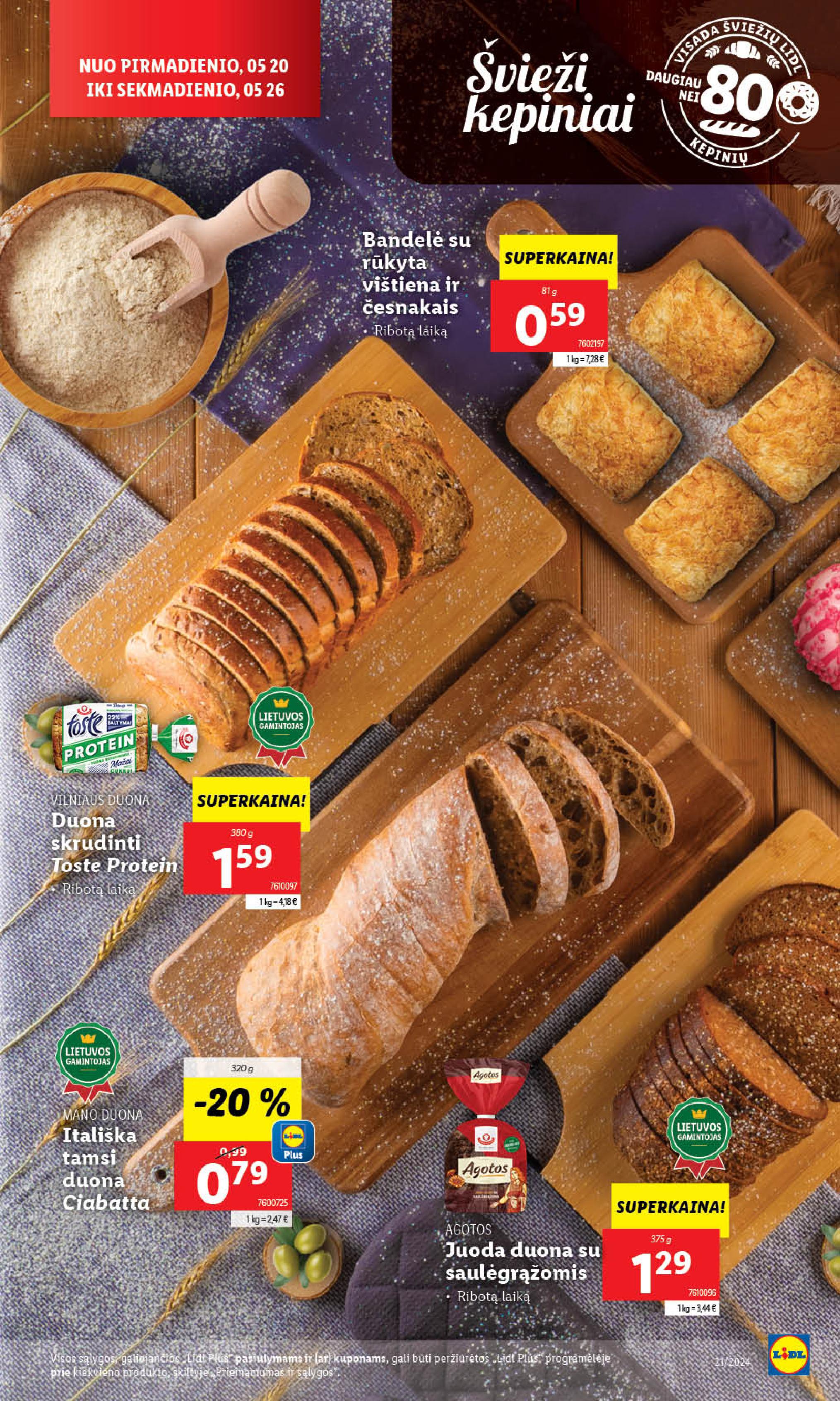 Naujausias LIDL kaininis katalogas 2024.05.20 - 2024.05.26