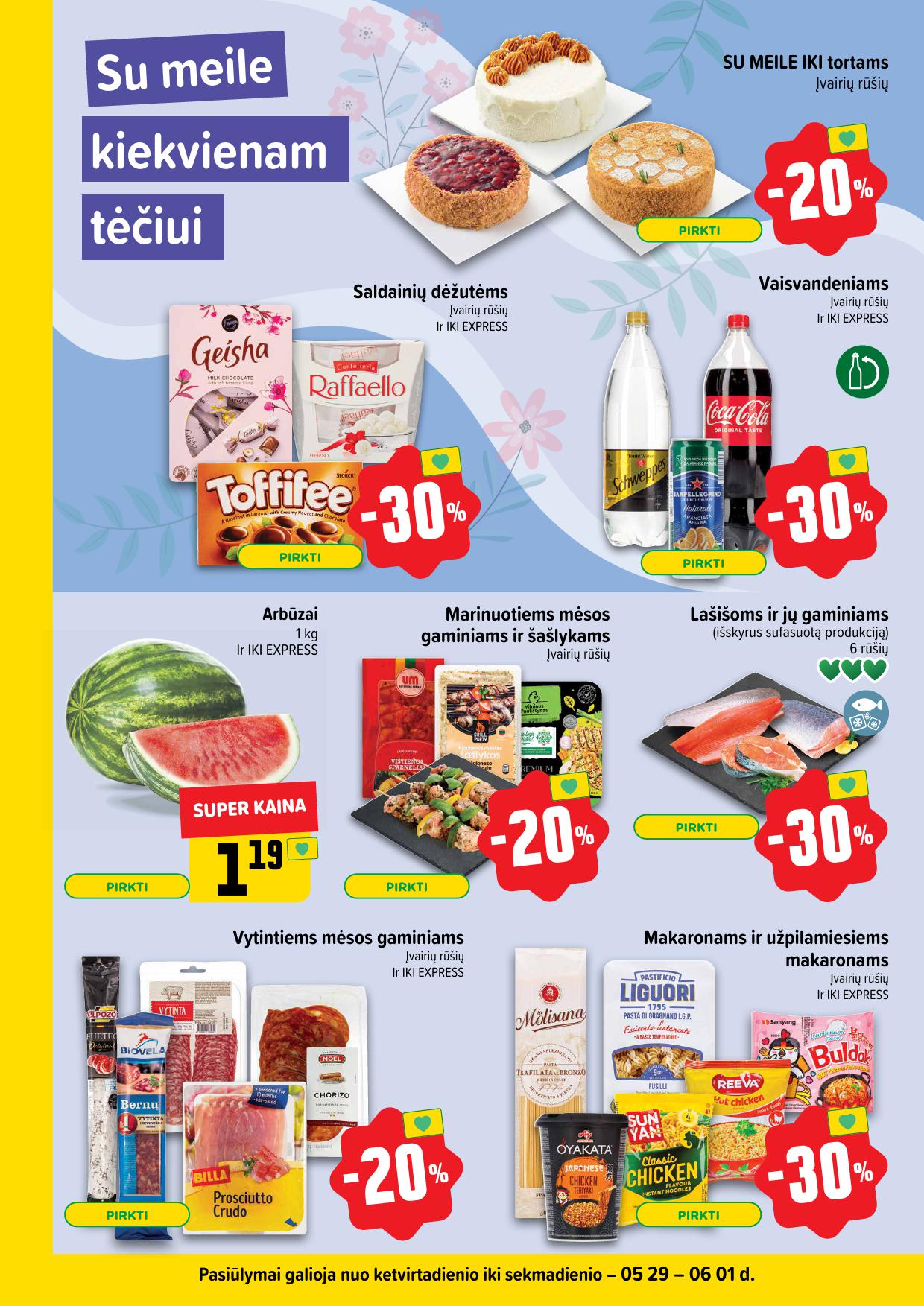 Naujausias IKI kaininis katalogas 2025.05.26 - 2025.06.01