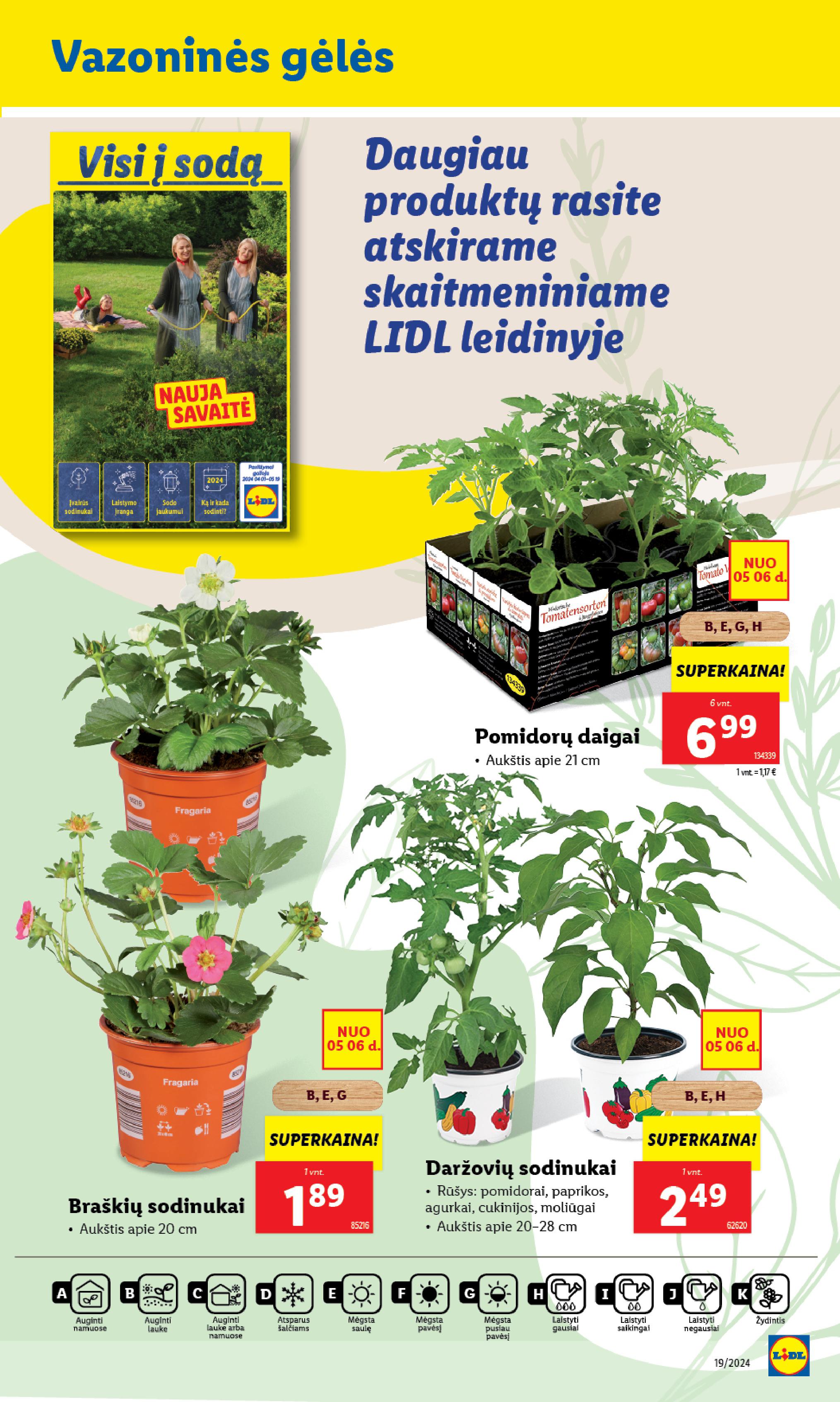 Naujausias LIDL kaininis katalogas 2024.05.06 - 2024.05.12