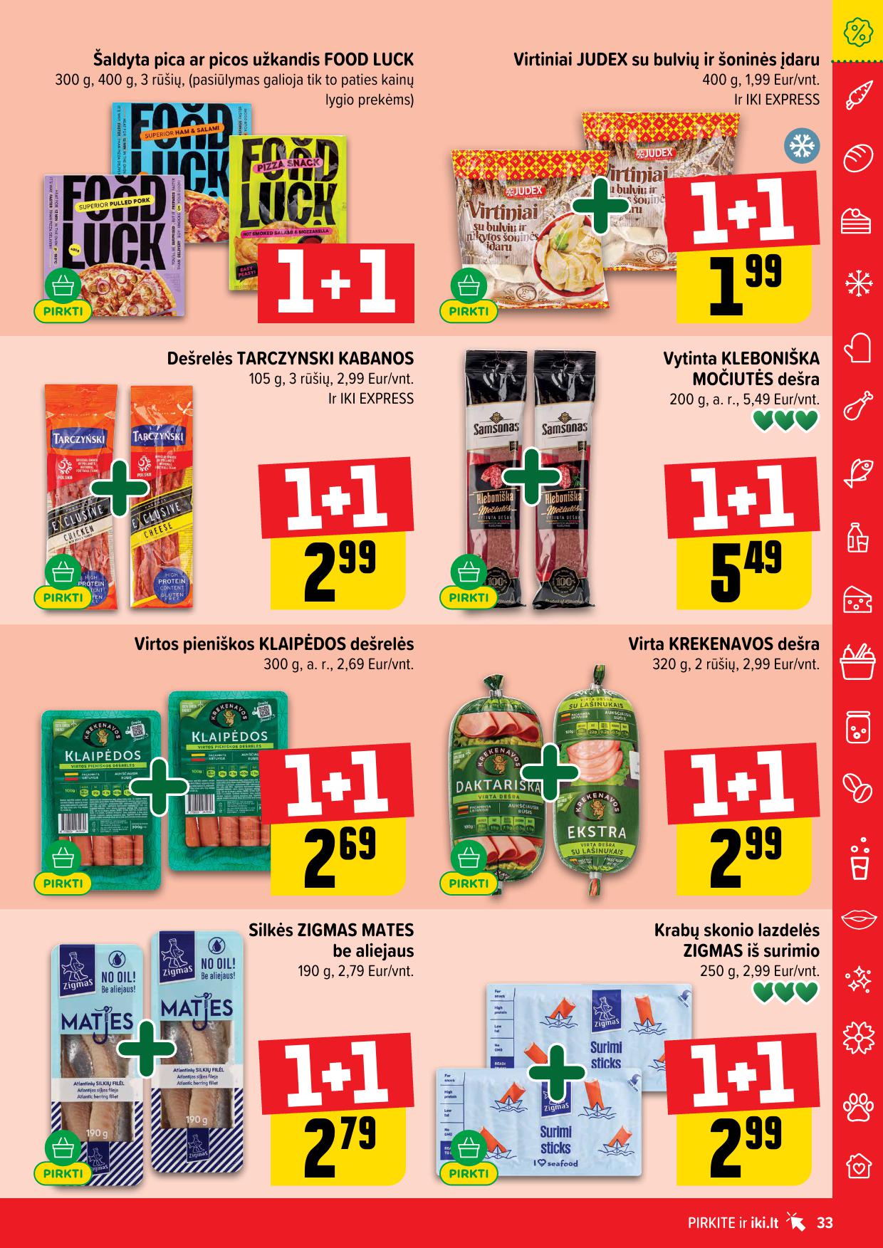 Naujausias IKI kaininis katalogas 2026.01.26 - 2026.02.01