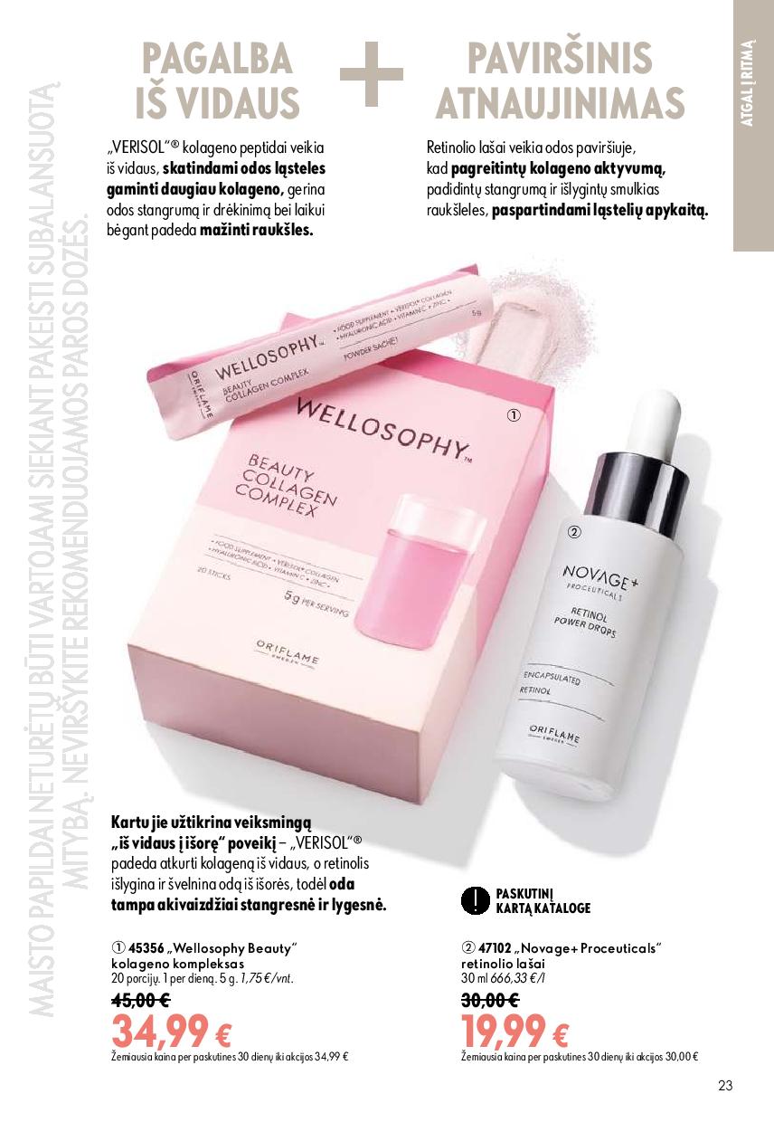 Naujas ORIFLAME  katalogas galioja 2026.08.26 - 2026.09.15