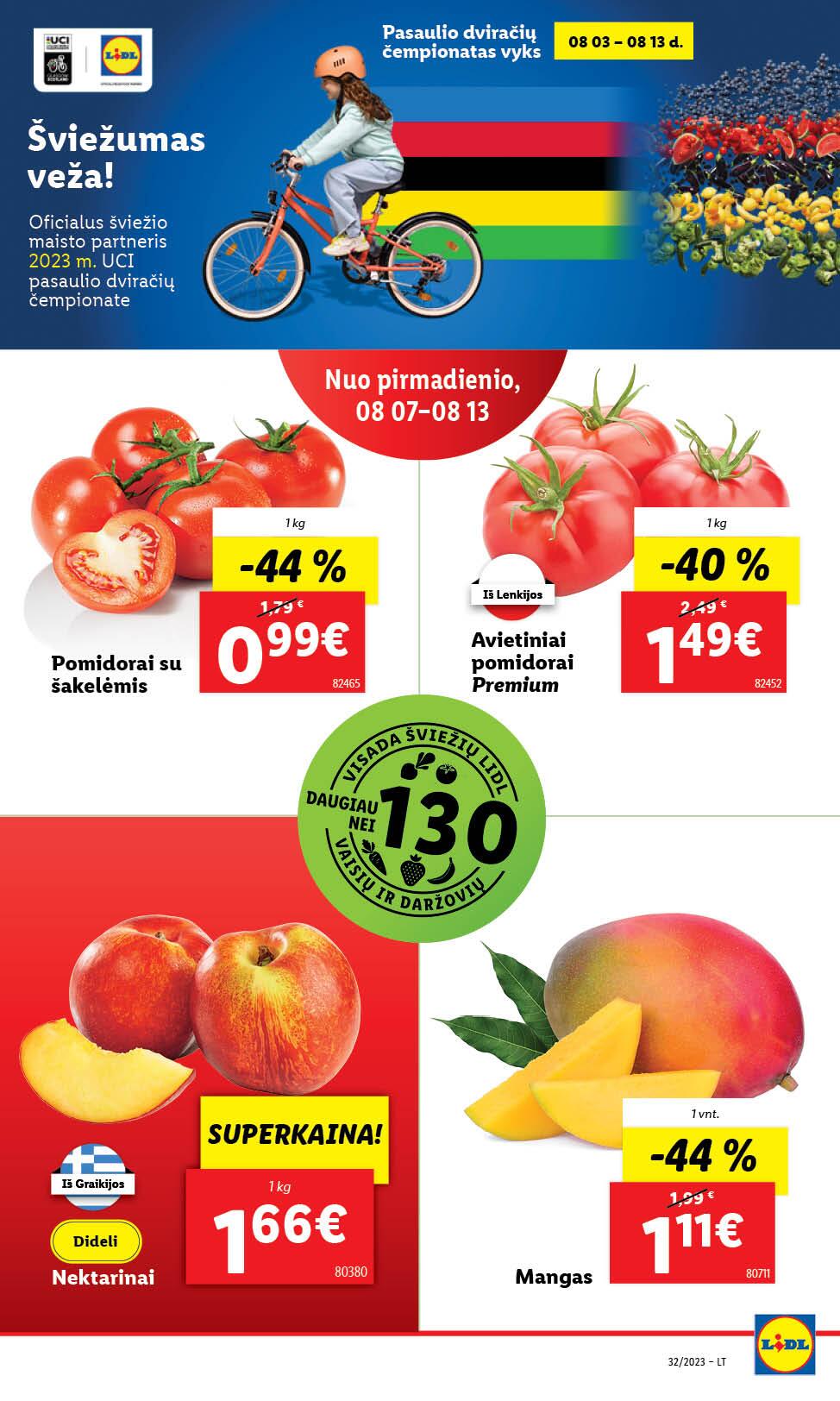 Naujausias LIDL kaininis katalogas 2023.08.07 - 2023.08.13