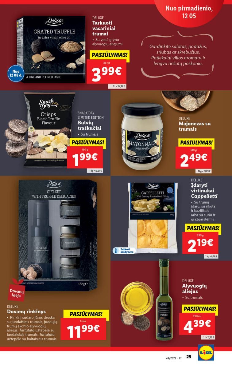 Naujausias LIDL kaininis katalogas 2022.12.05 - 2022.12.11