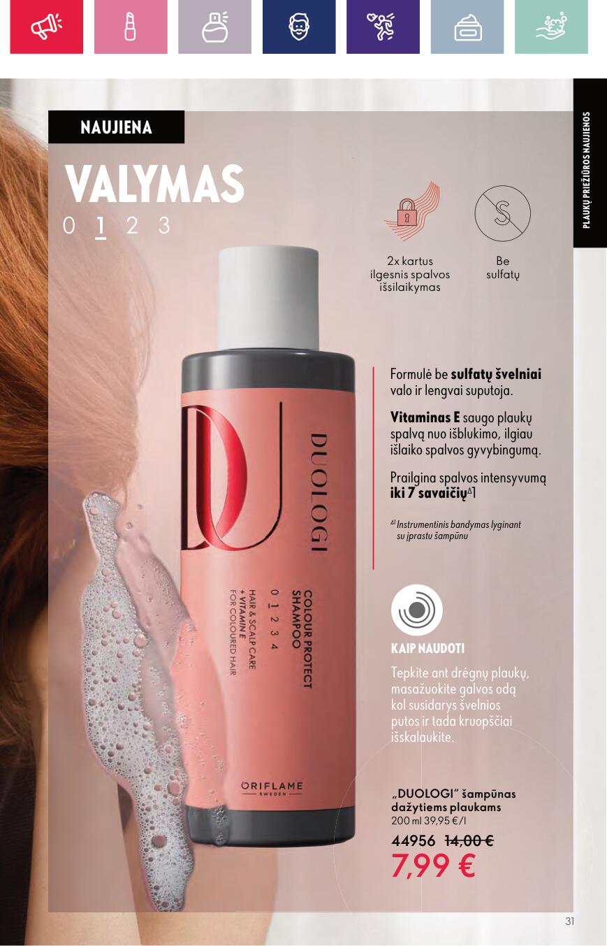Naujas ORIFLAME katalogas galioja 2023.09.13 - 2023.10.03