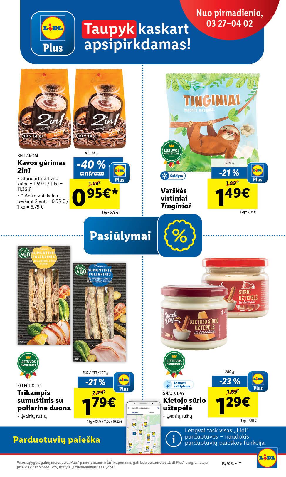 Naujausias LIDL kaininis katalogas 2023.03.16 - 2023.04.02