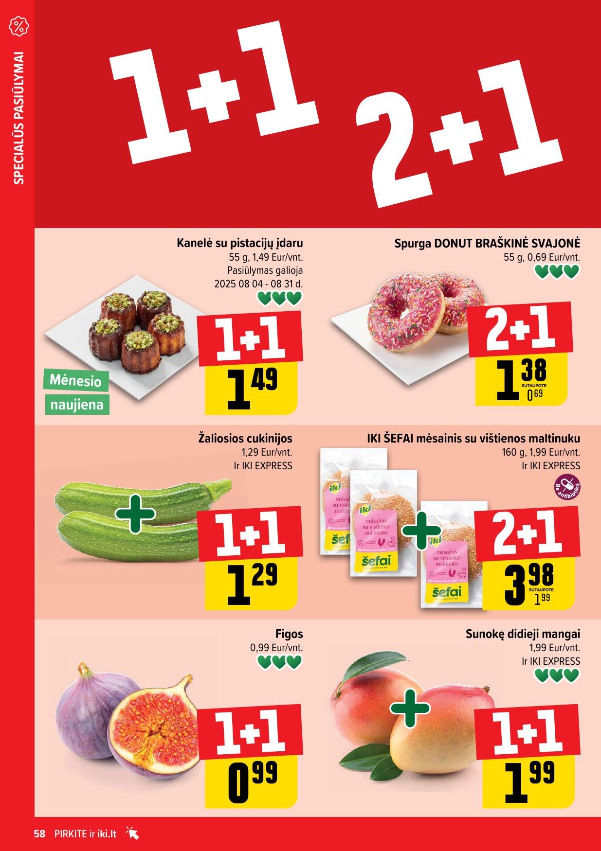 Naujausias IKI kaininis katalogas 2025.08.11 - 2025.08.17